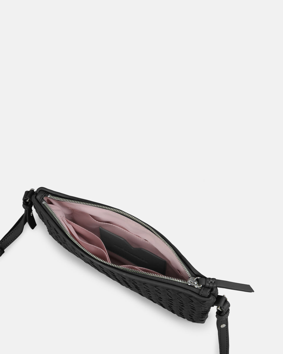 LES VISIONNAIRES- Bags- ALICE WEAVE- black / OS-off white / OS-caramel / OS-cappuccino beige / OS-matcha tea / OS-dusk blue / OS-cranberry / OS