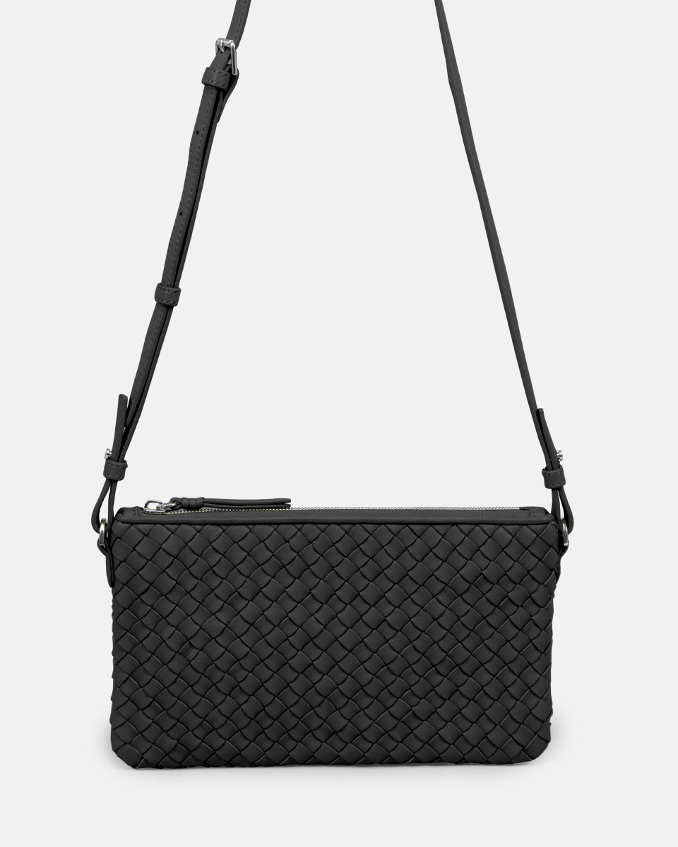LES VISIONNAIRES- Bags- ALICE WEAVE- black / OS-off white / OS-caramel / OS-cappuccino beige / OS-matcha tea / OS-dusk blue / OS-cranberry / OS