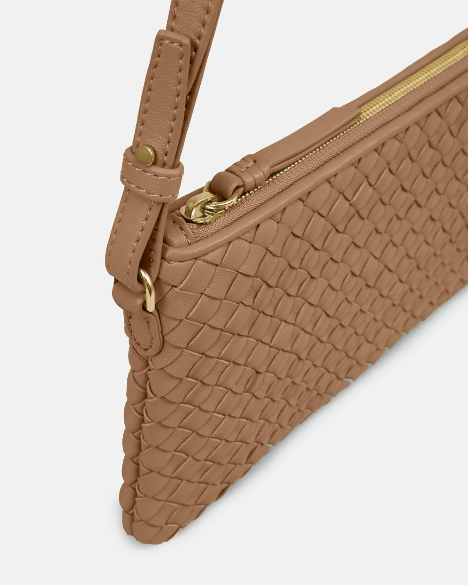 LES VISIONNAIRES- Bags- ALICE WEAVE- black / OS-off white / OS-caramel / OS-cappuccino beige / OS-matcha tea / OS-dusk blue / OS-cranberry / OS