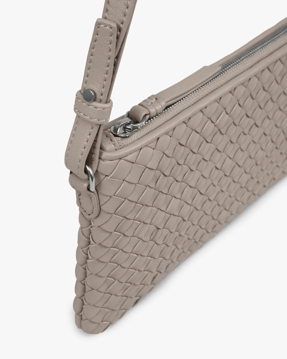LES VISIONNAIRES- Bags- ALICE WEAVE- black / OS-off white / OS-caramel / OS-cappuccino beige / OS-matcha tea / OS-dusk blue / OS-cranberry / OS