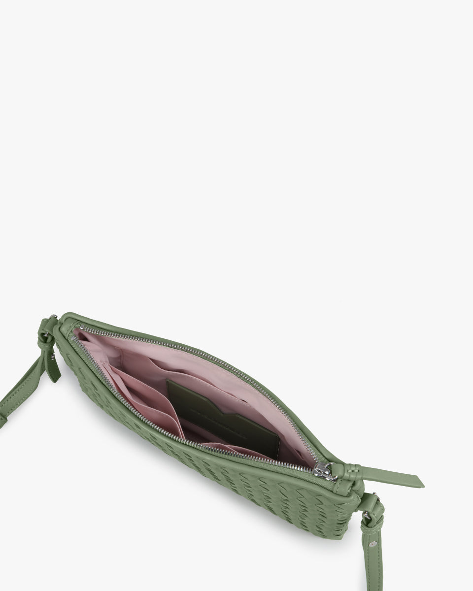 LES VISIONNAIRES- Bags- ALICE WEAVE- black / OS-off white / OS-caramel / OS-cappuccino beige / OS-matcha tea / OS-dusk blue / OS-cranberry / OS