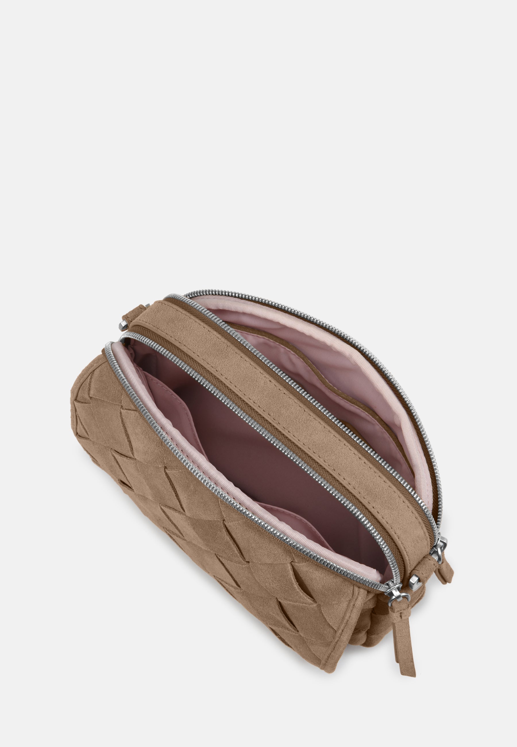 LES VISIONNAIRES- Bags- EMILY WEAVE- mushroom / capuccino beige / OS-chocolate brown / black / OS-golden brown / caramel / OS-sea kelp / black / OS