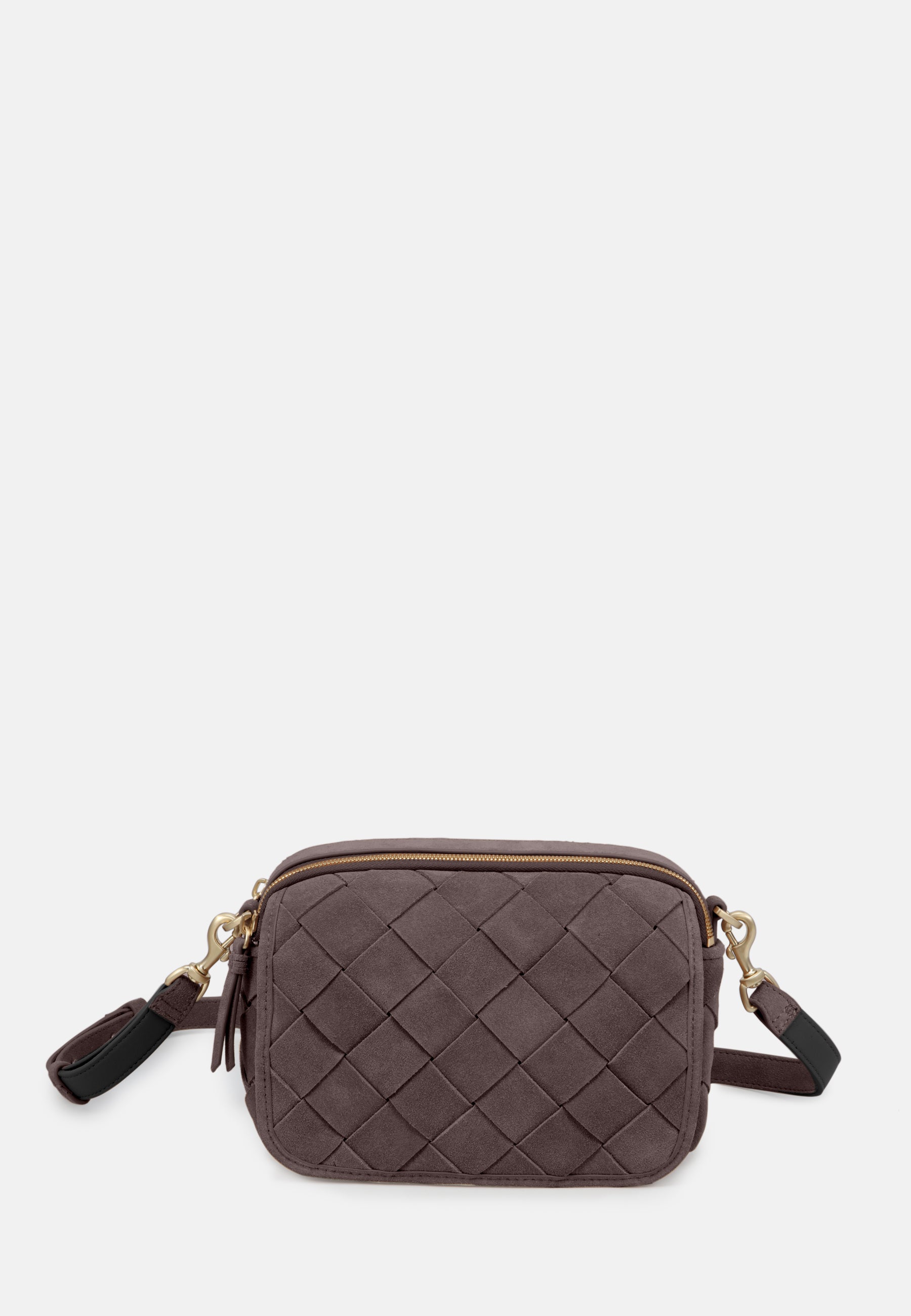 LES VISIONNAIRES- Bags- EMILY WEAVE- mushroom / capuccino beige / OS-chocolate brown / black / OS-golden brown / caramel / OS-sea kelp / black / OS