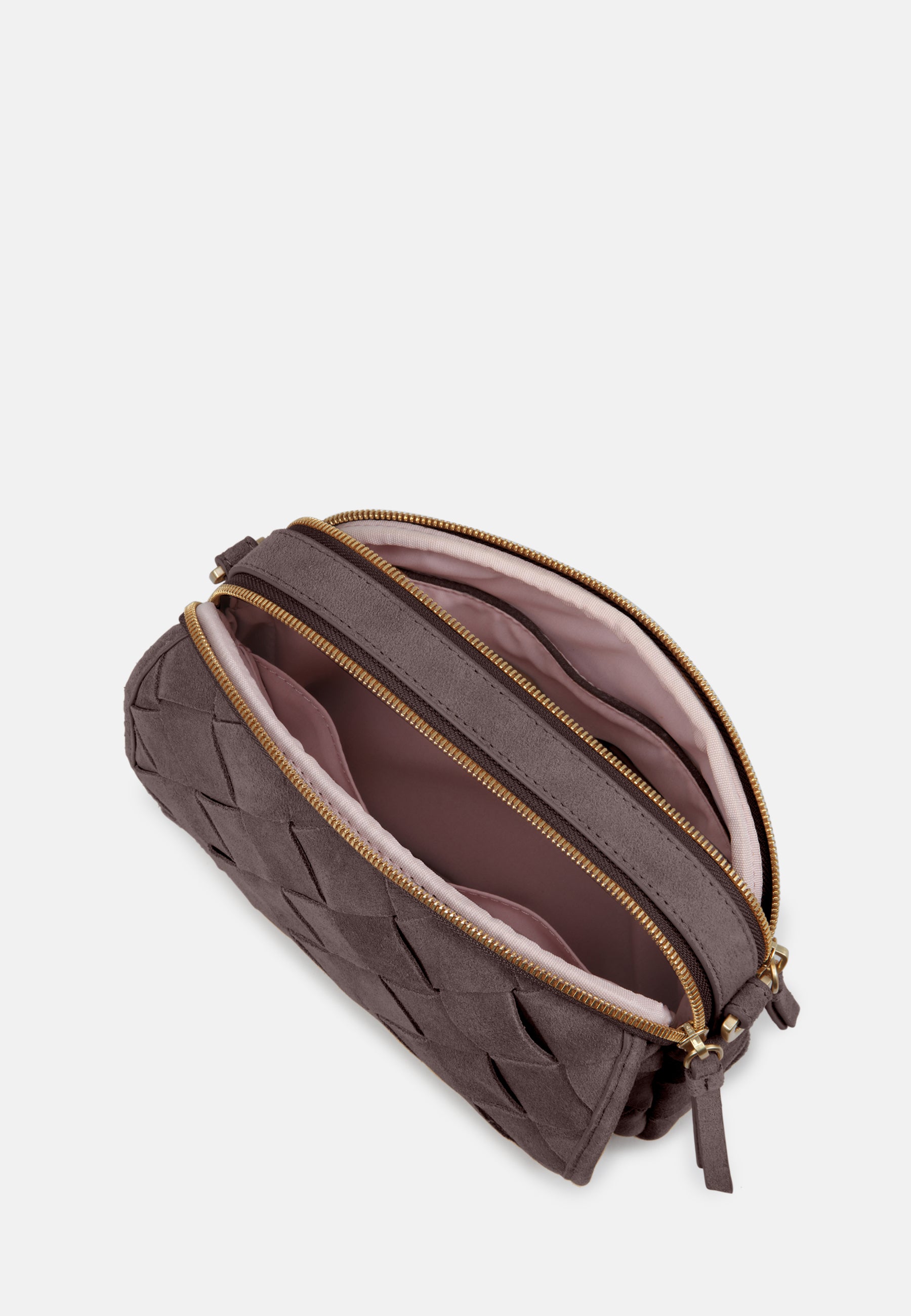 LES VISIONNAIRES- Bags- EMILY WEAVE- mushroom / capuccino beige / OS-chocolate brown / black / OS-golden brown / caramel / OS-sea kelp / black / OS