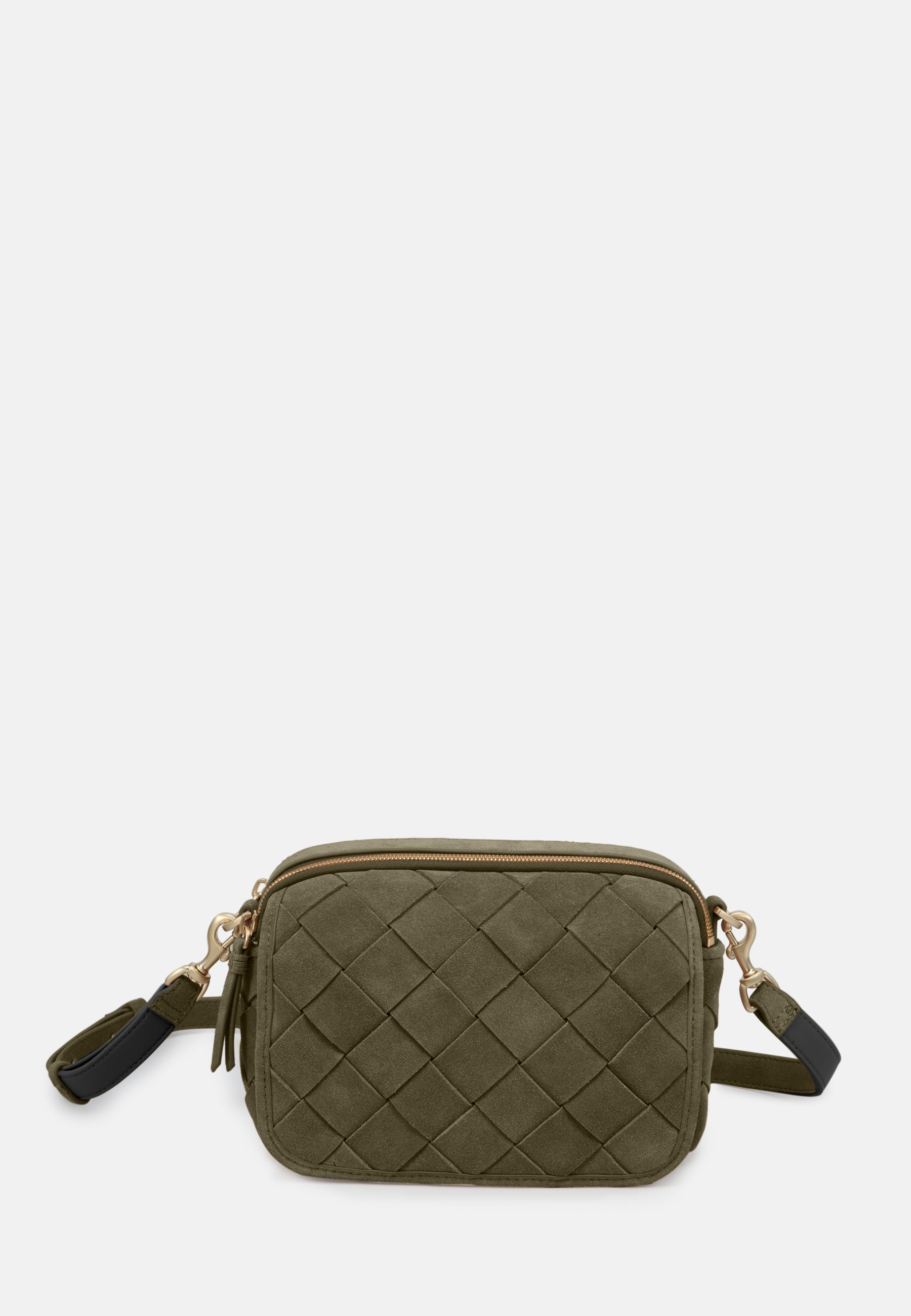 LES VISIONNAIRES- Bags- EMILY WEAVE- mushroom / capuccino beige / OS-chocolate brown / black / OS-golden brown / caramel / OS-sea kelp / black / OS