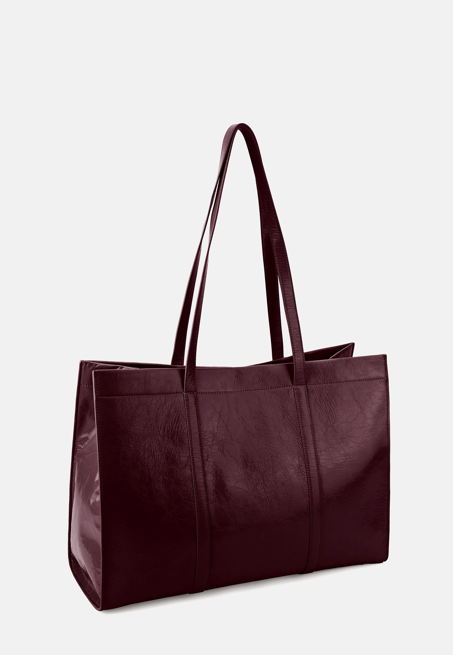 LES VISIONNAIRES- Bags- ACE CRINKLE- black / OS-glacier grey / OS-bordeaux red / OS