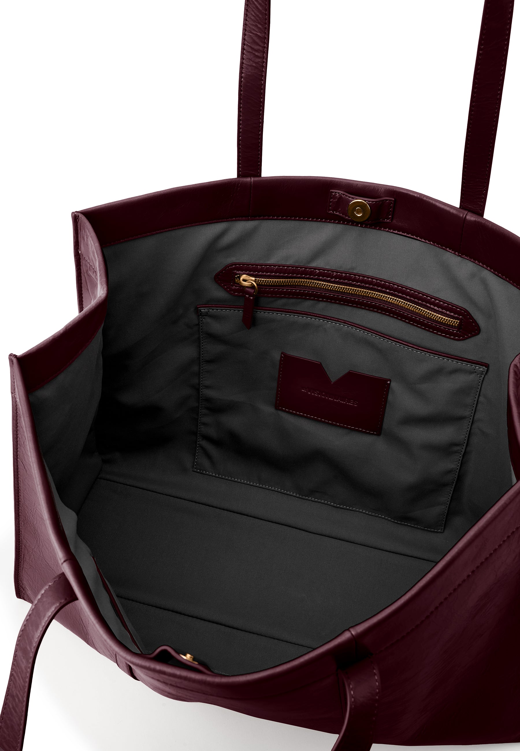 LES VISIONNAIRES- Bags- ACE CRINKLE- black / OS-glacier grey / OS-bordeaux red / OS