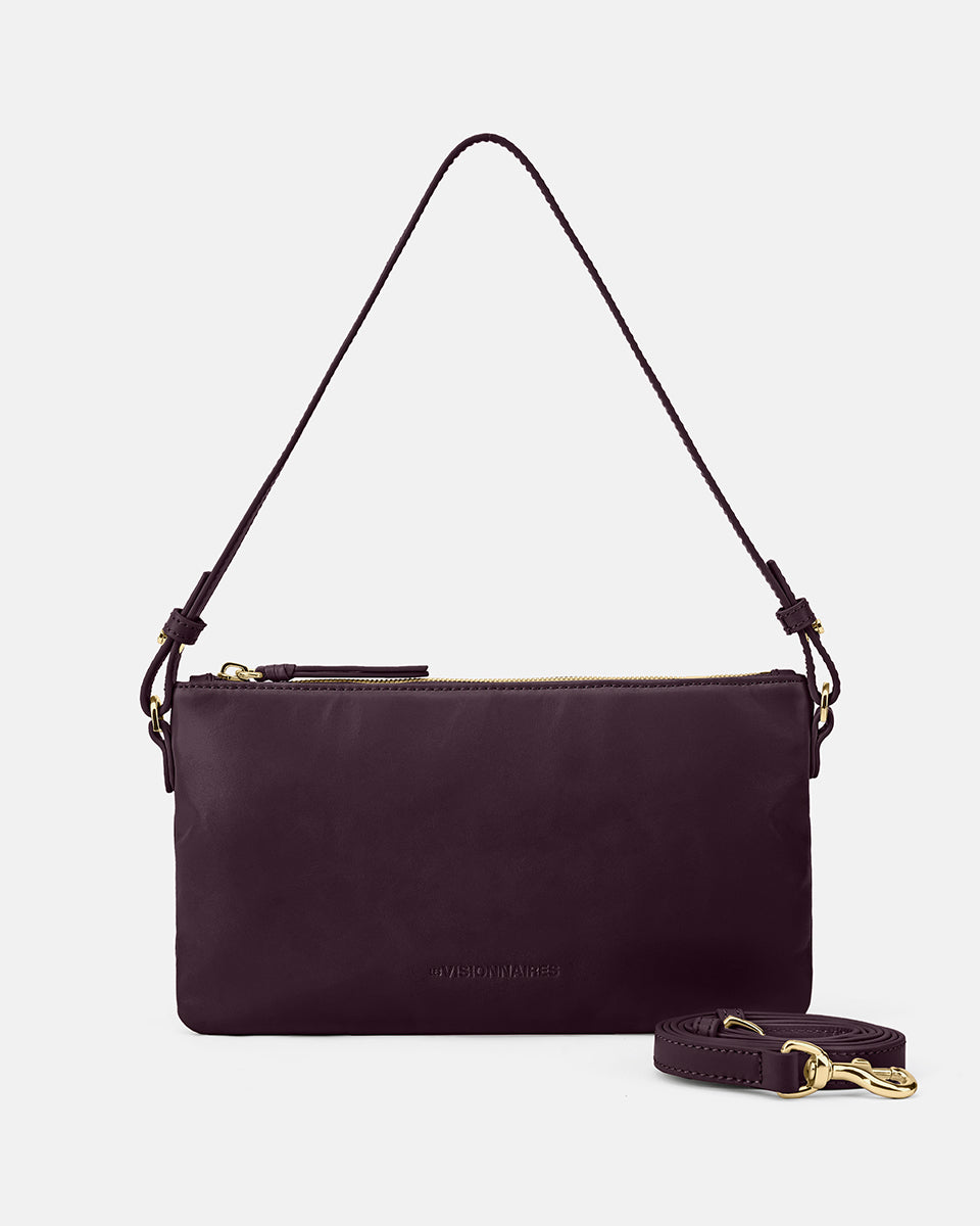 LES VISIONNAIRES- Bags- ALICE CRINKLE- black / OS-glacier grey / OS-bordeaux red / OS-cameo rose / OS