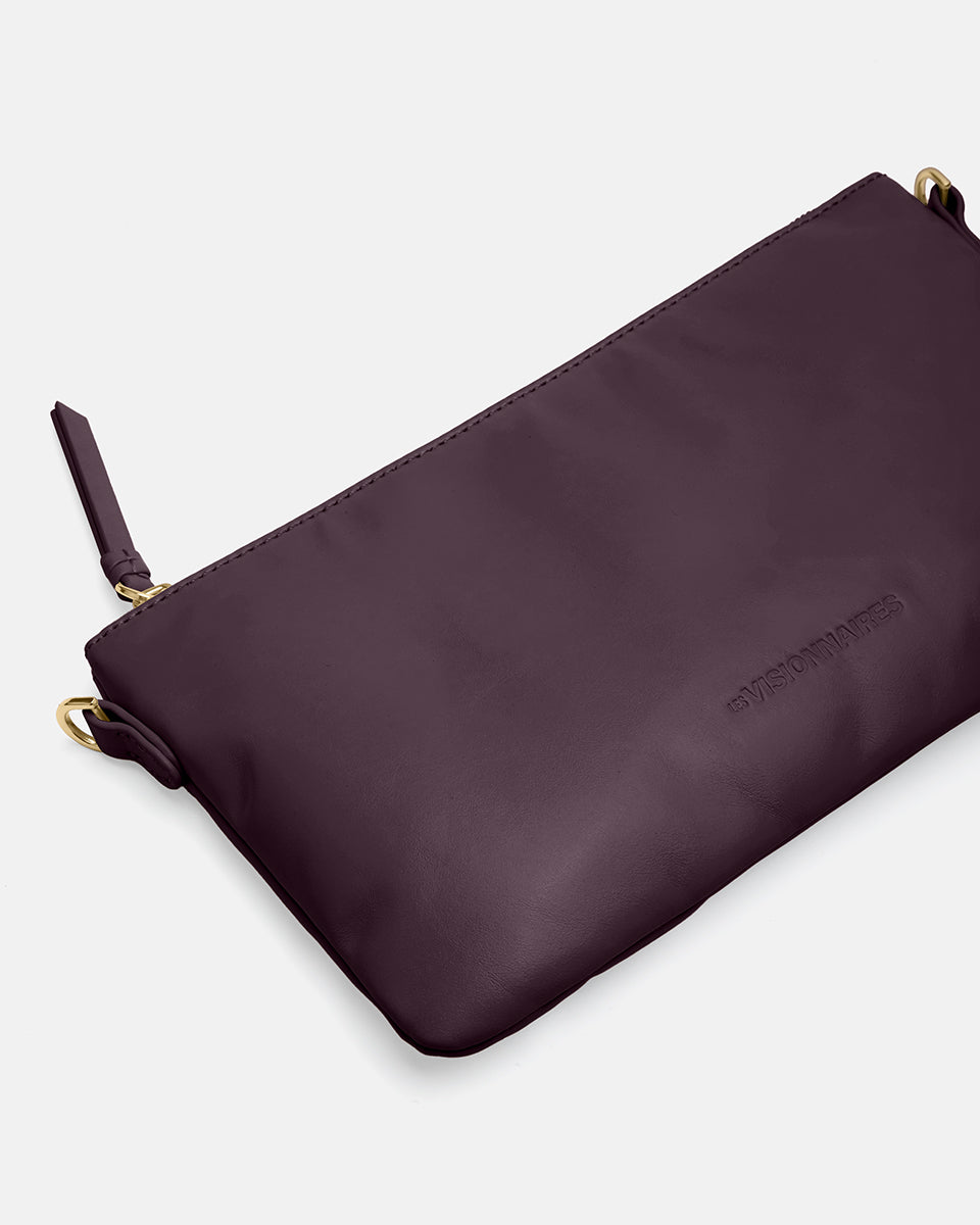 LES VISIONNAIRES- Bags- ALICE CRINKLE- black / OS-glacier grey / OS-bordeaux red / OS-cameo rose / OS