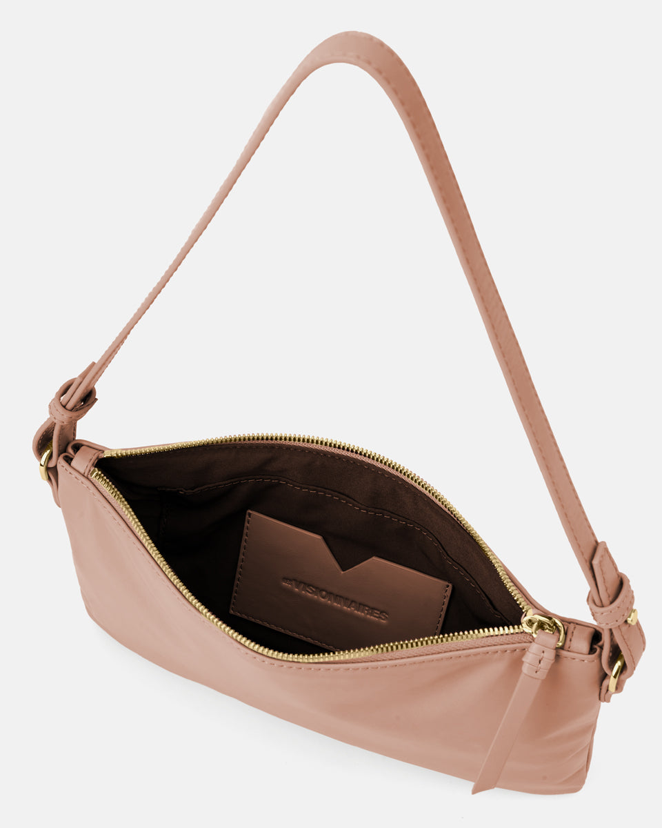 LES VISIONNAIRES- Bags- ALICE CRINKLE- black / OS-glacier grey / OS-bordeaux red / OS-cameo rose / OS