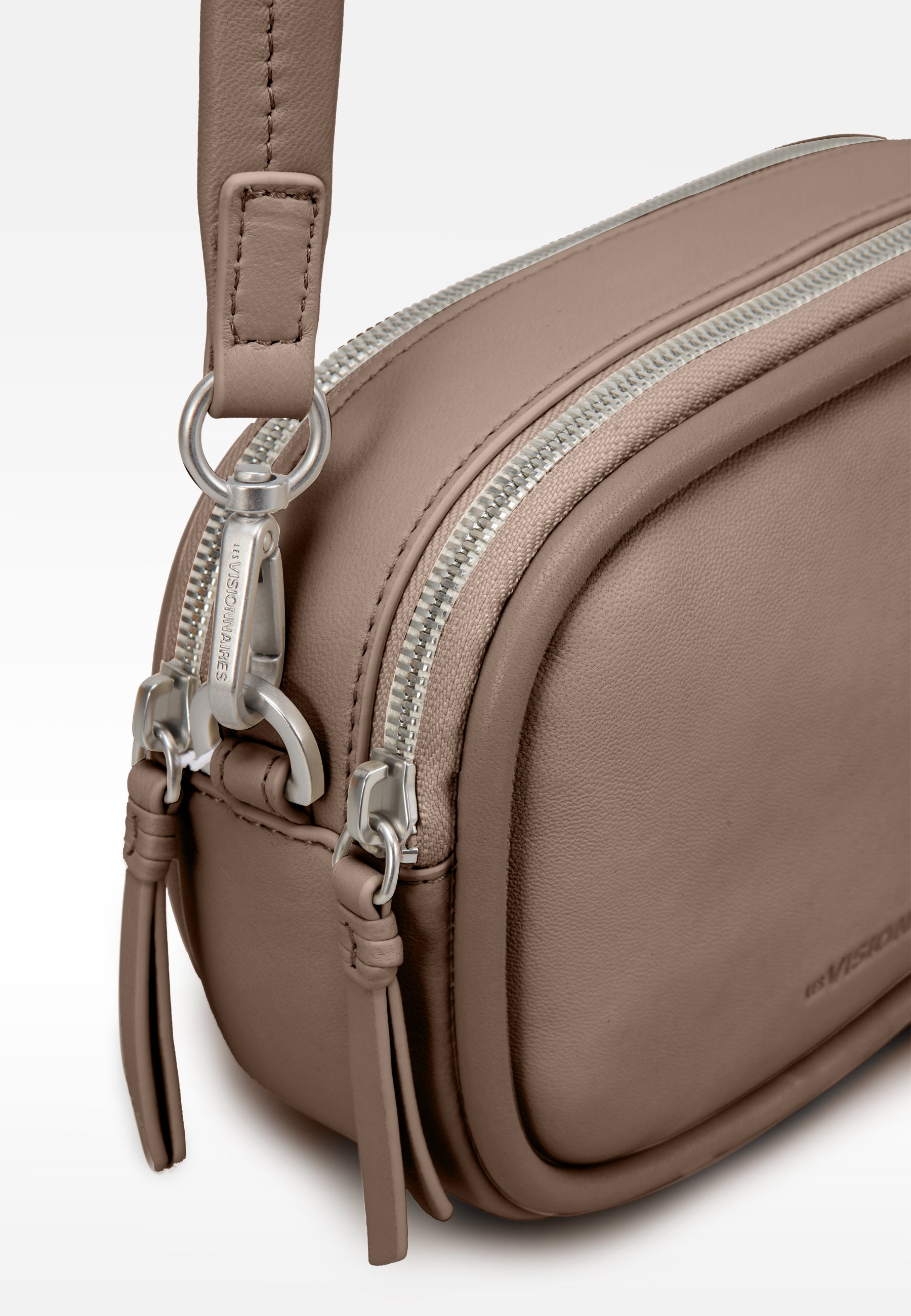 LES VISIONNAIRES- Bags- ELLA PIPING- off white / OS-taupe brown / OS