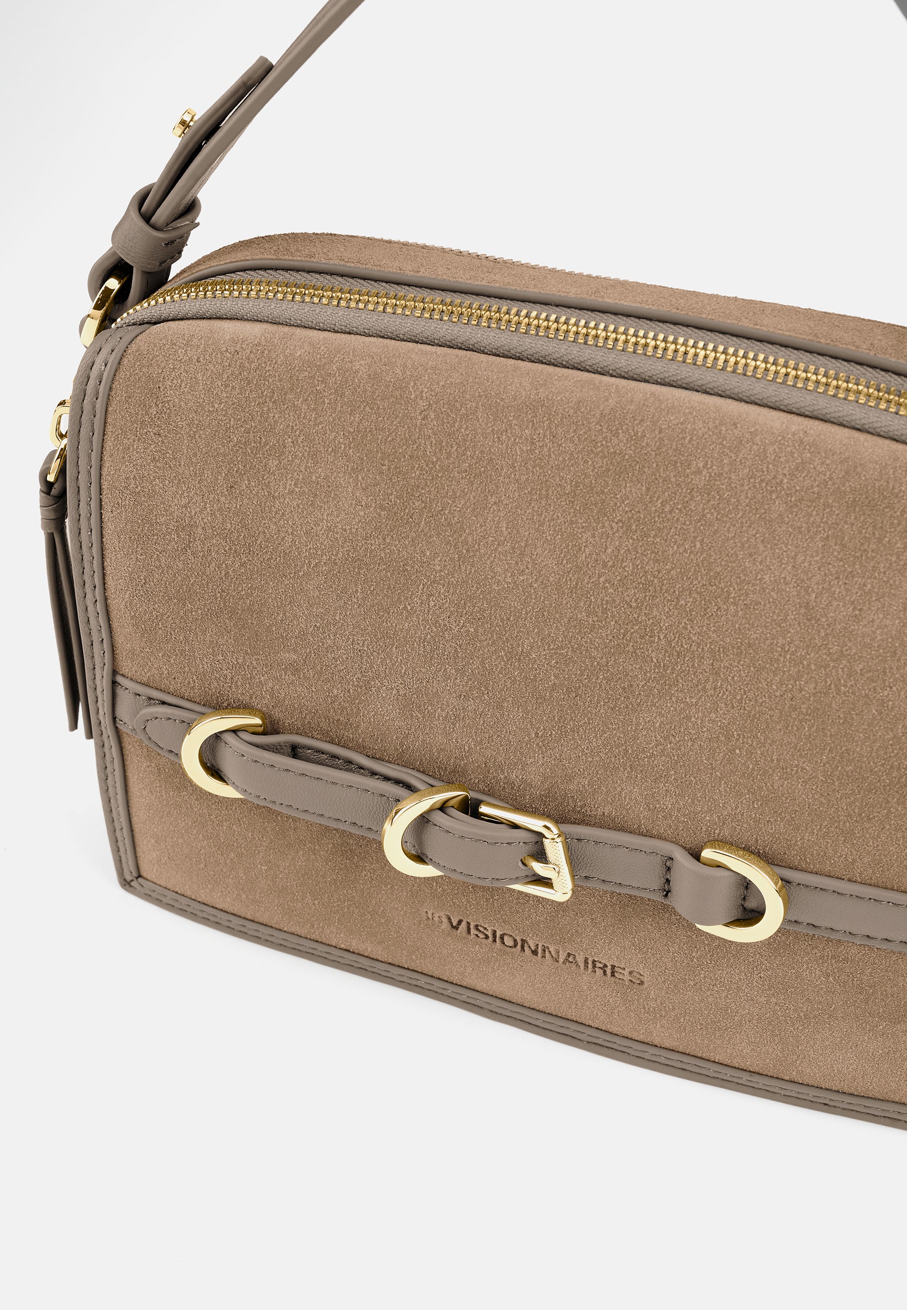 LES VISIONNAIRES- Bags- EMILY COZY- mushroom / capuccino beige / OS-chocolate brown / OS-titanium grey / OS-vinyard red / OS