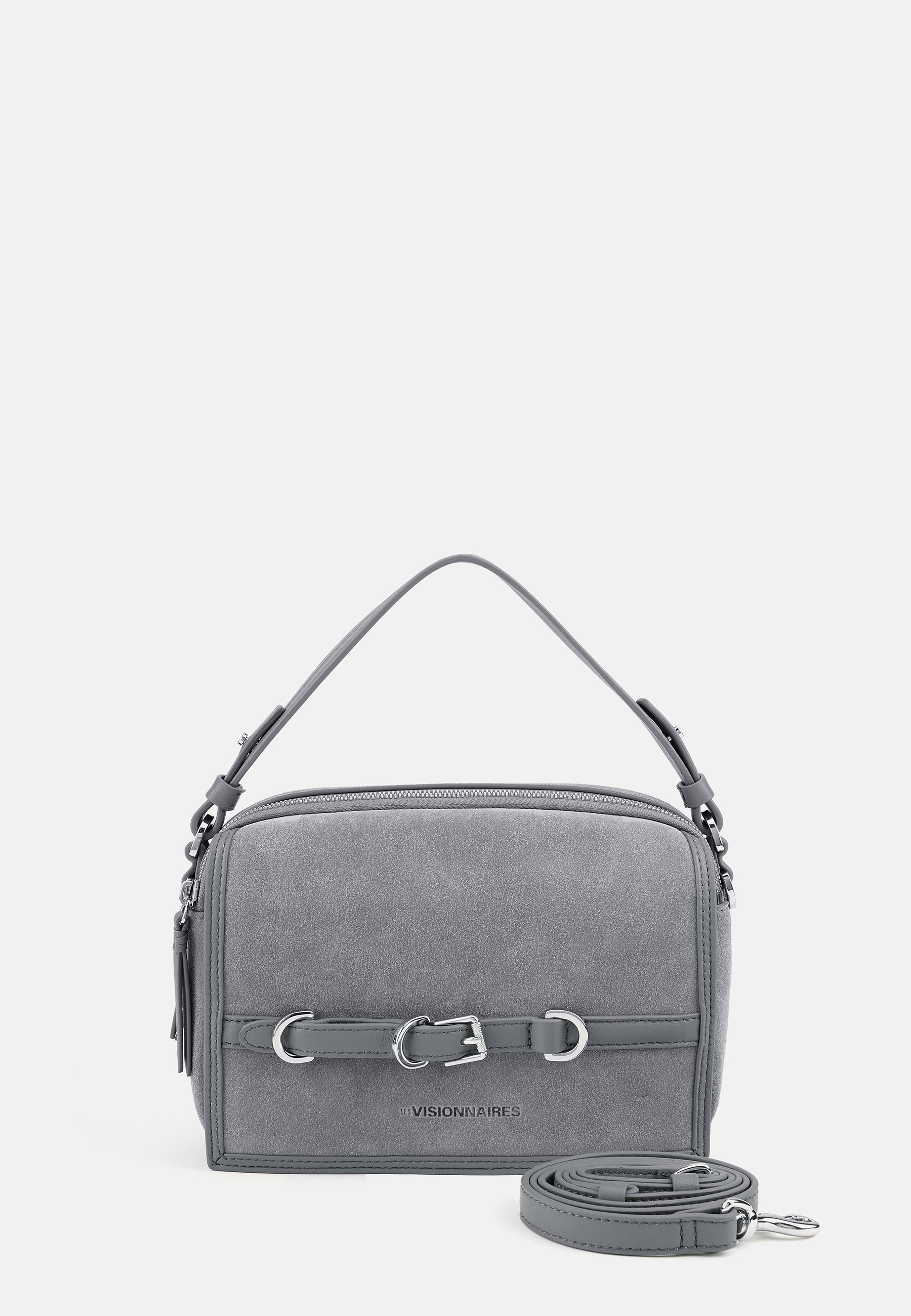 LES VISIONNAIRES- Bags- EMILY COZY- mushroom / capuccino beige / OS-chocolate brown / OS-titanium grey / OS-vinyard red / OS