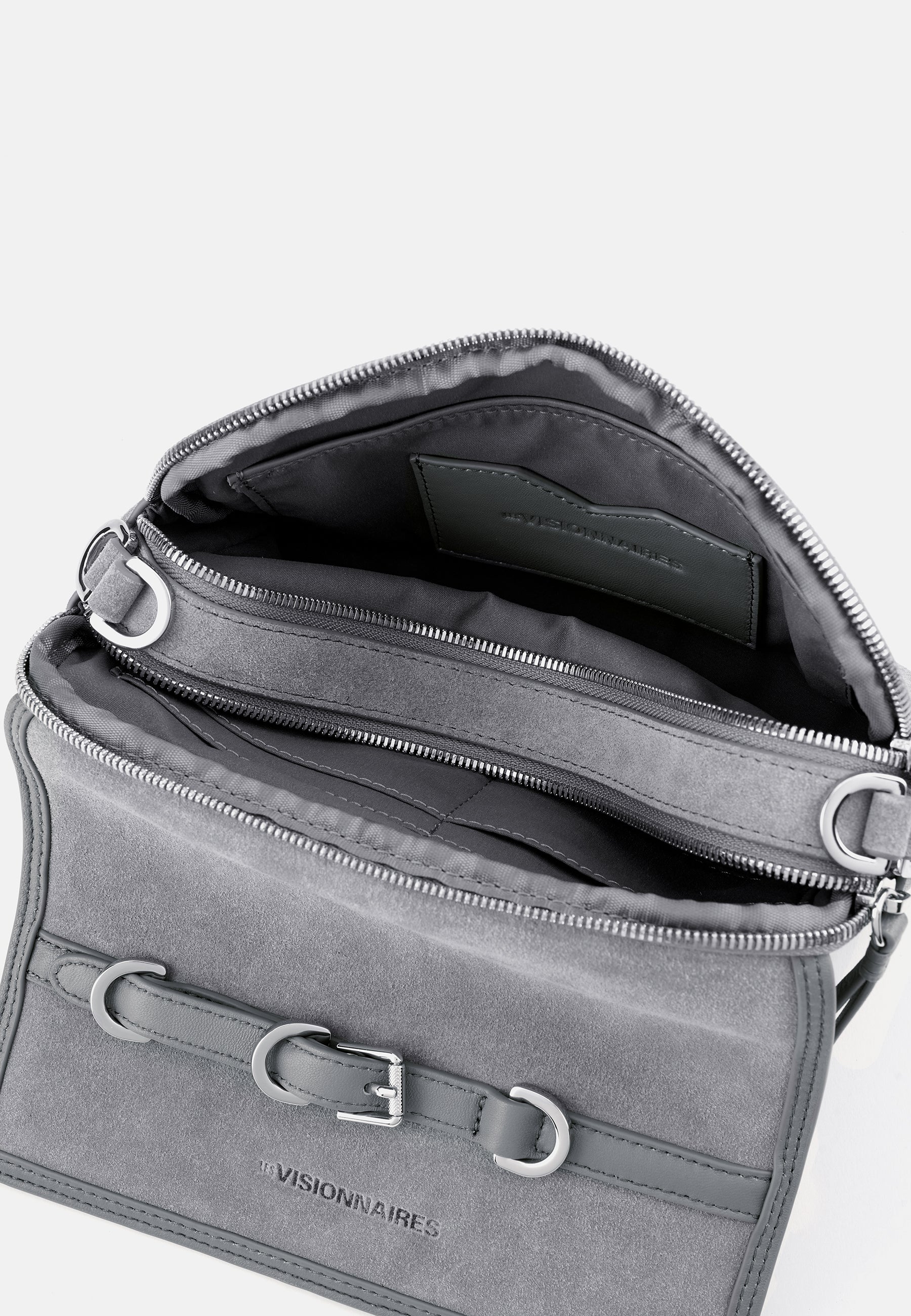 LES VISIONNAIRES- Bags- EMILY COZY- mushroom / capuccino beige / OS-chocolate brown / OS-titanium grey / OS-vinyard red / OS
