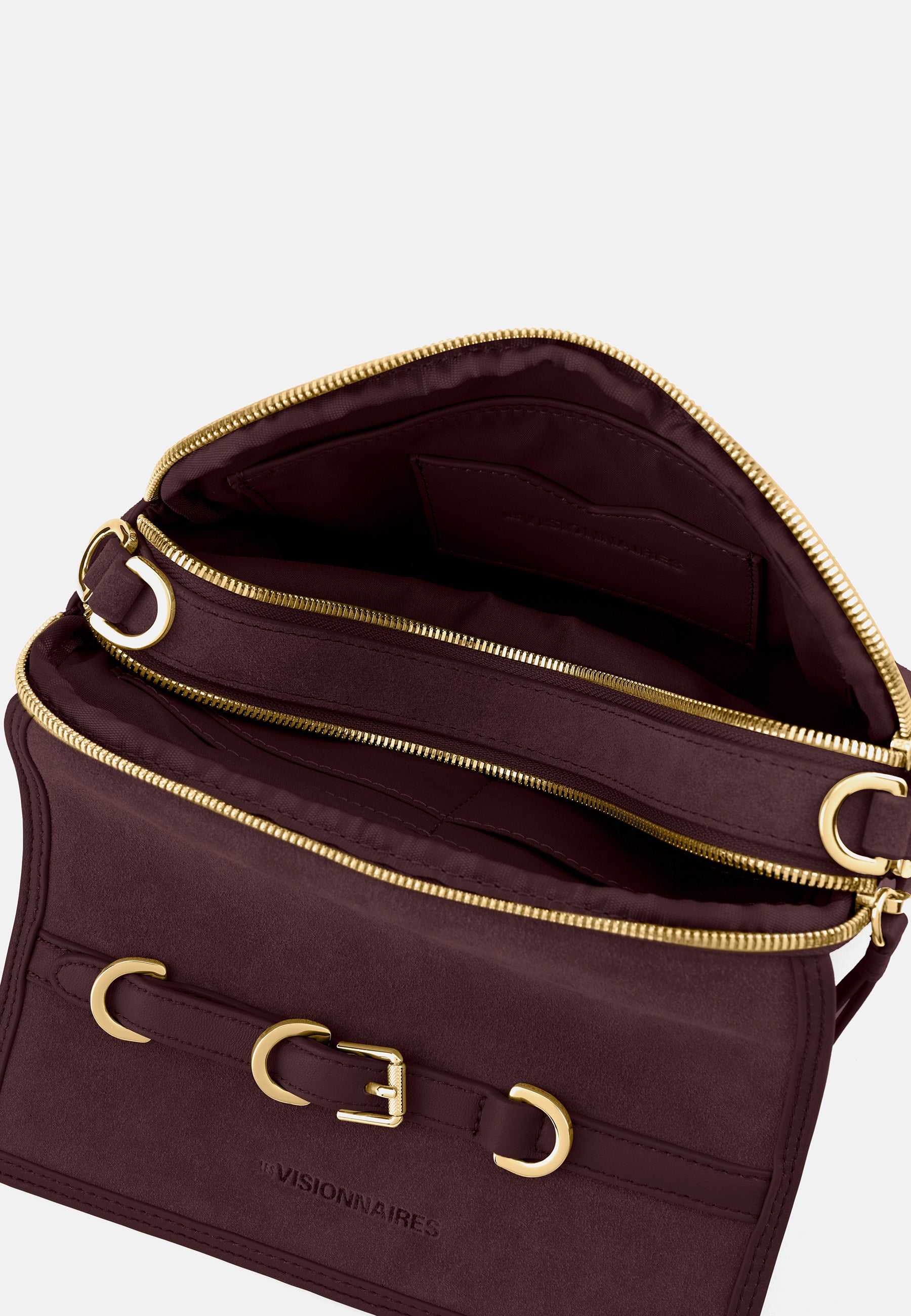 LES VISIONNAIRES- Bags- EMILY COZY- mushroom / capuccino beige / OS-chocolate brown / OS-titanium grey / OS-vinyard red / OS