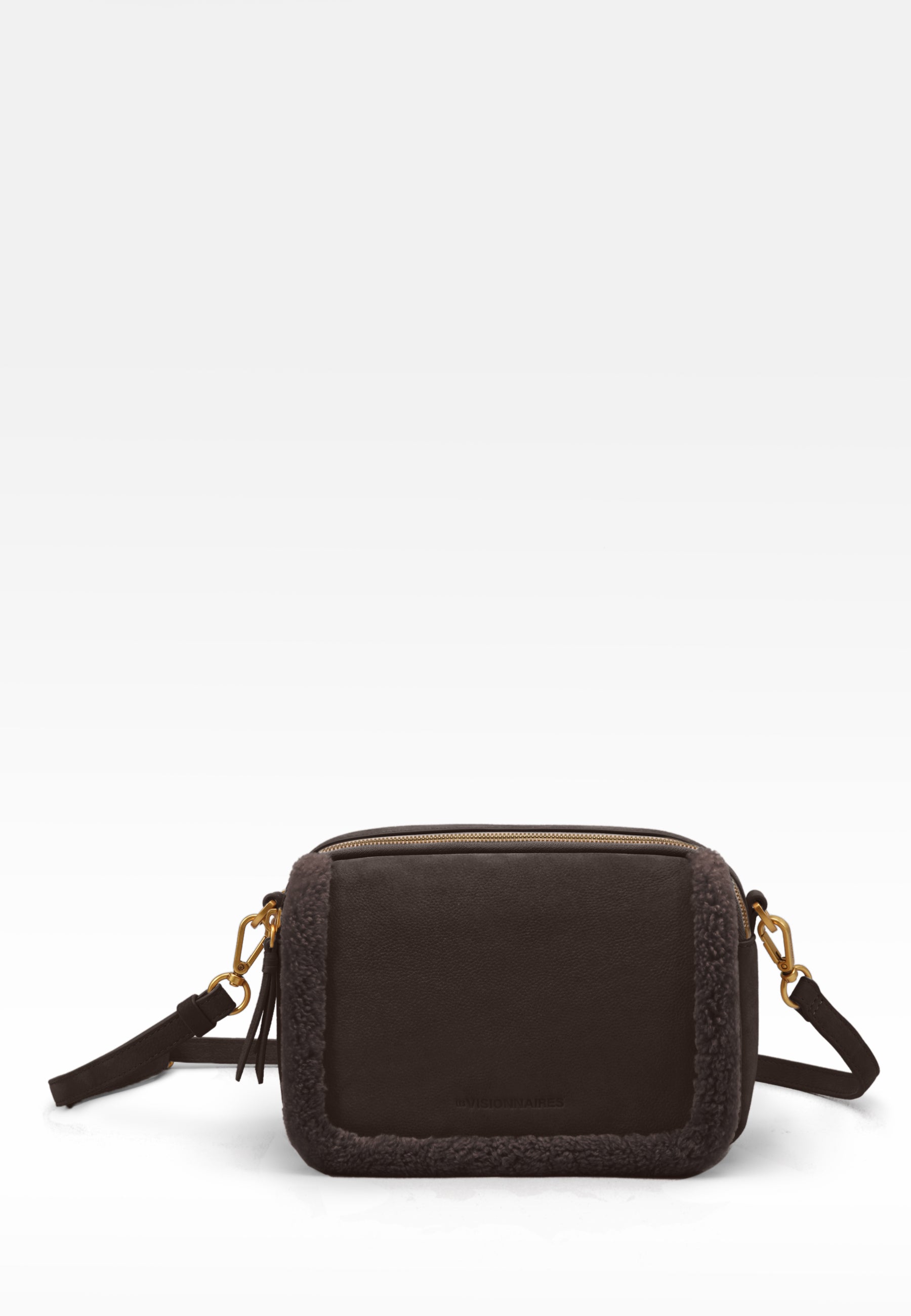 LES VISIONNAIRES- Bags- EMILY TEDDY- peanut / OS-pecan / OS-milky beige / OS-cold blue / OS