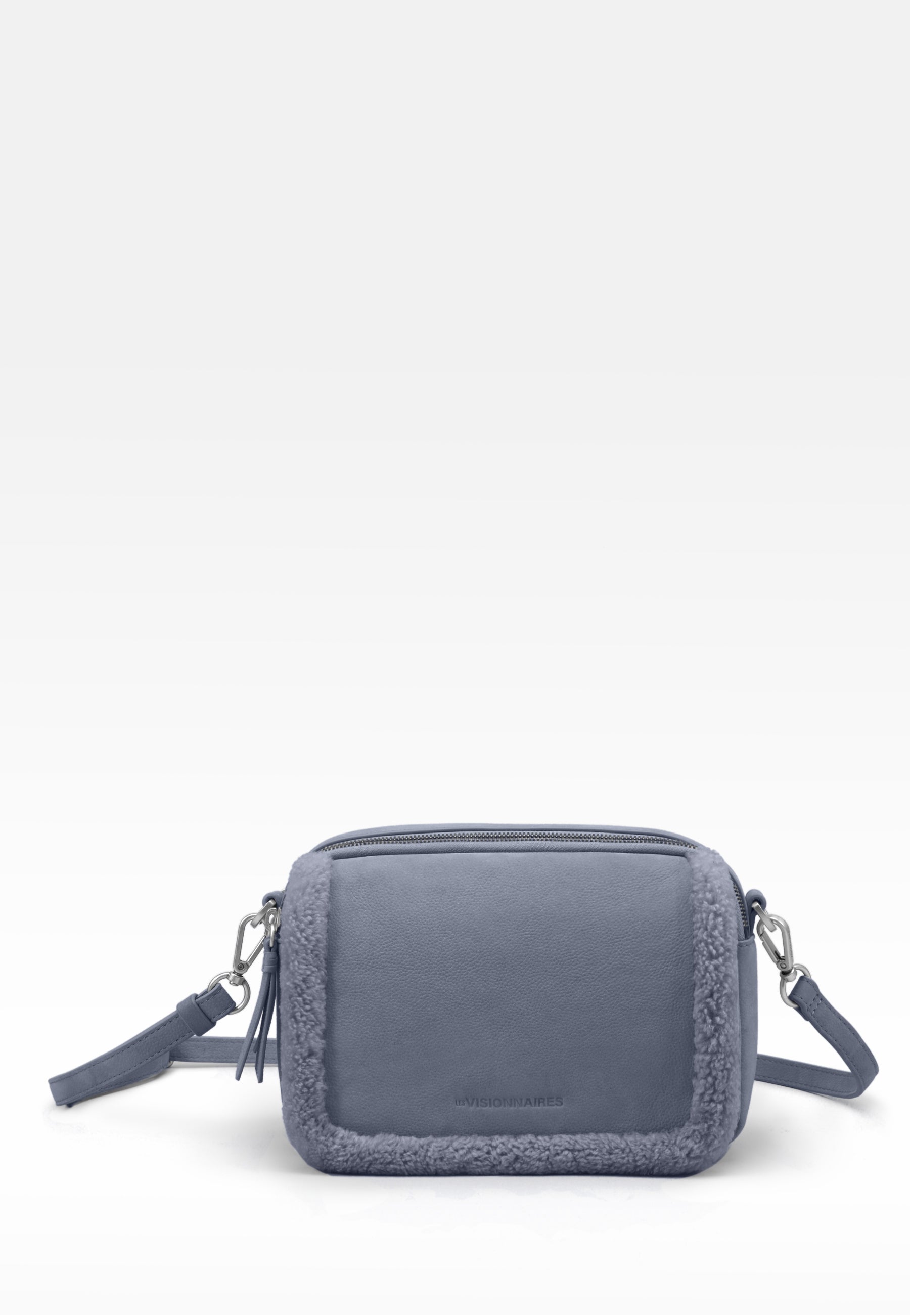 LES VISIONNAIRES- Bags- EMILY TEDDY- peanut / OS-pecan / OS-milky beige / OS-cold blue / OS