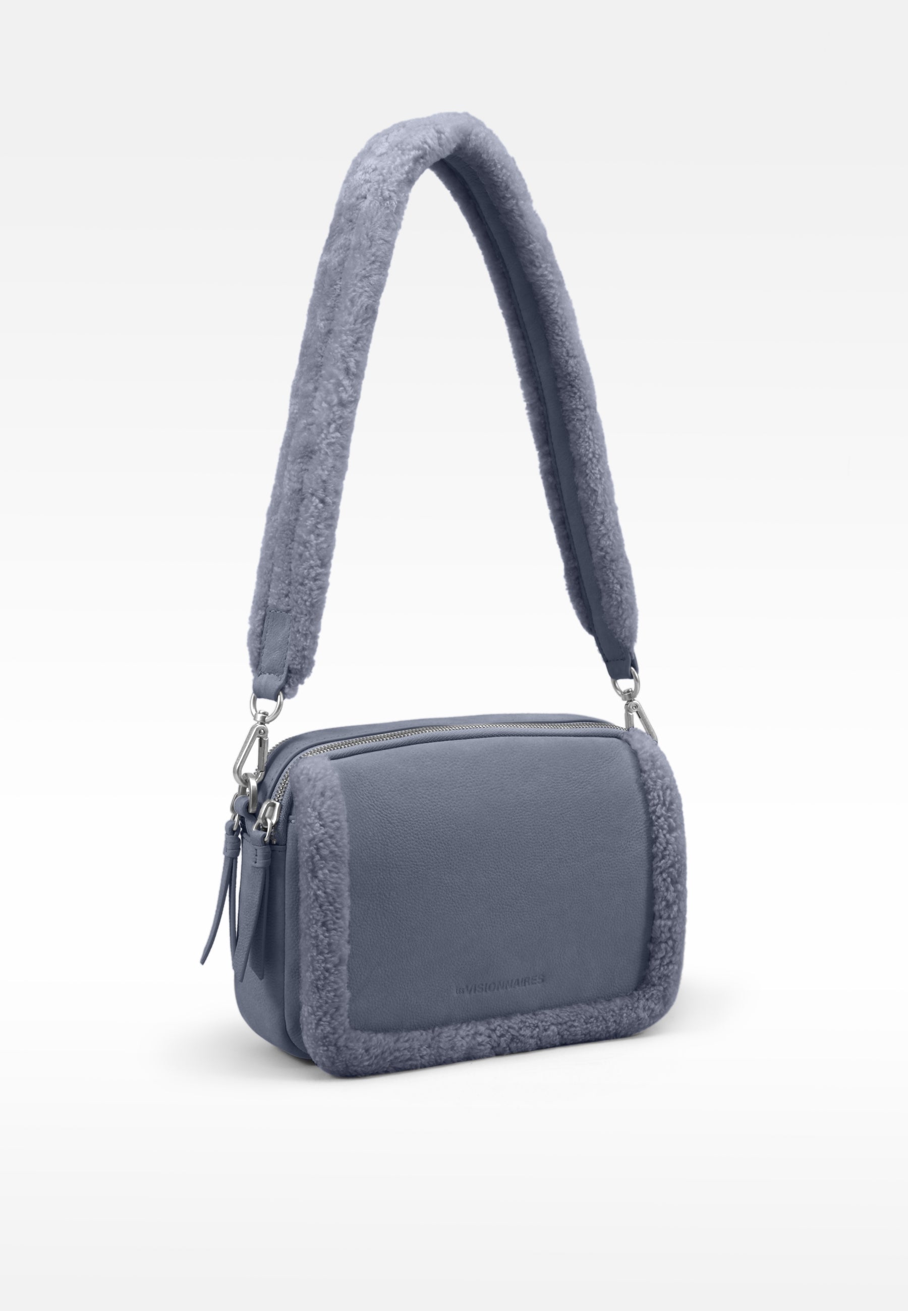 LES VISIONNAIRES- Bags- EMILY TEDDY- peanut / OS-pecan / OS-milky beige / OS-cold blue / OS