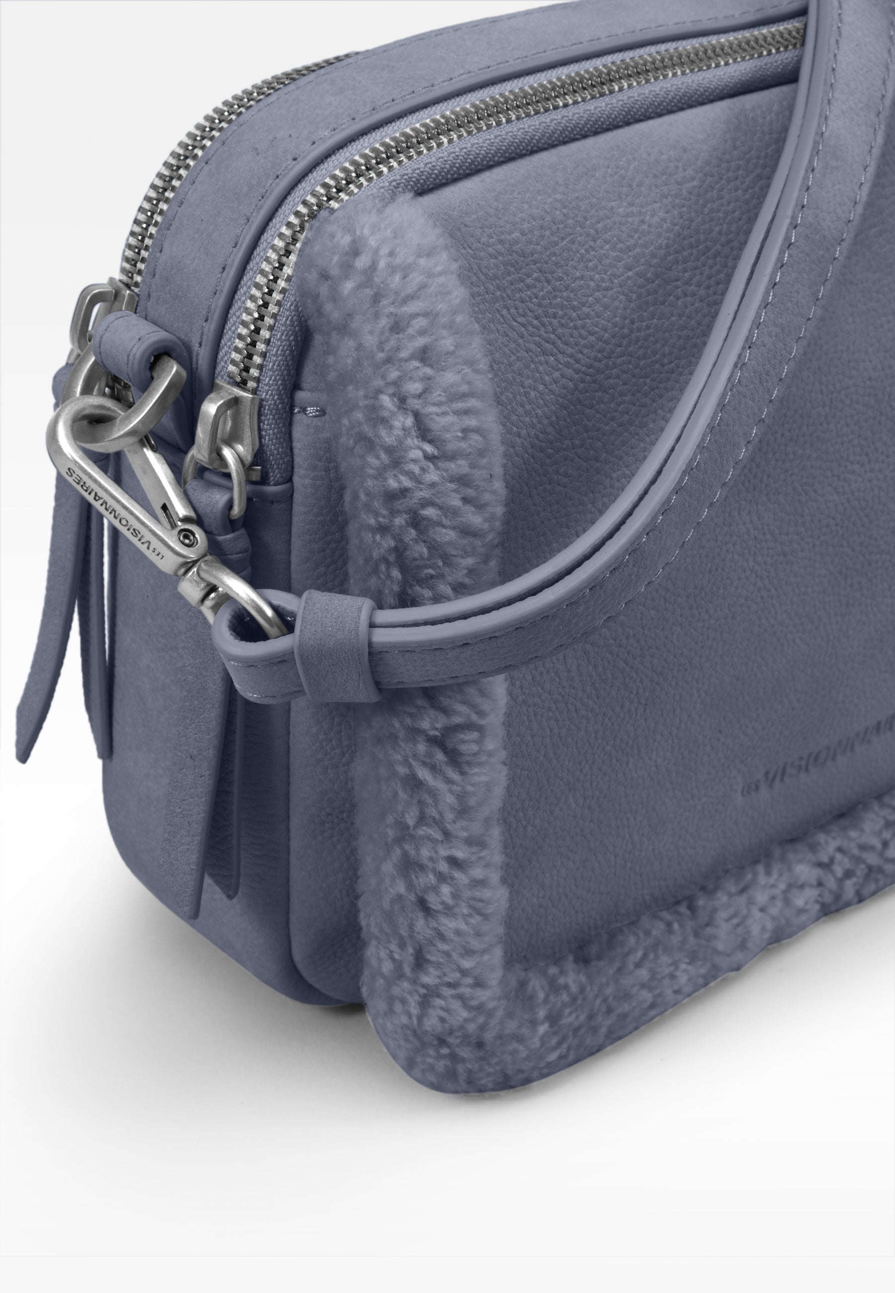 LES VISIONNAIRES- Bags- EMILY TEDDY- peanut / OS-pecan / OS-milky beige / OS-cold blue / OS