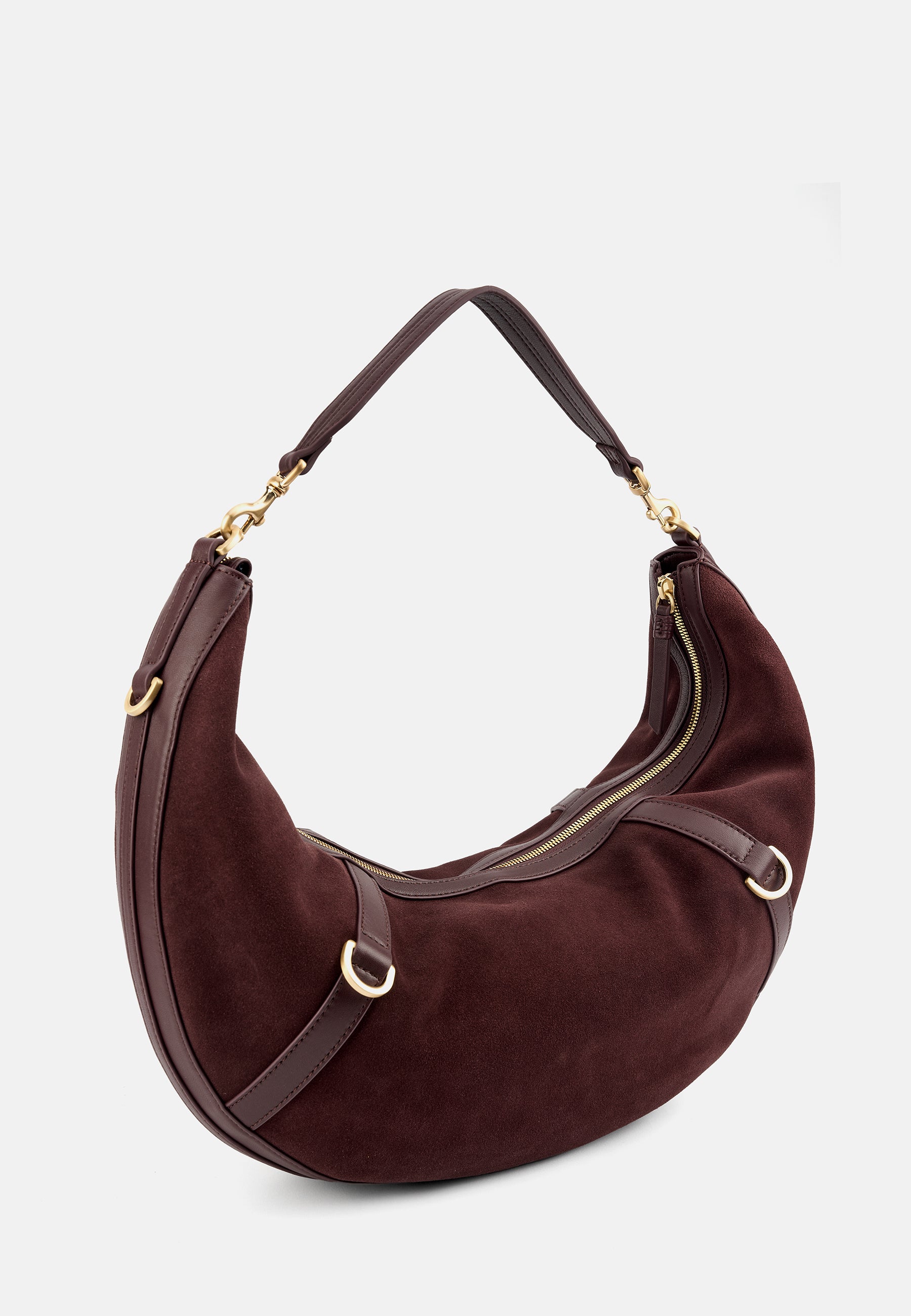 LES VISIONNAIRES- Bags- ENYA COZY- mushroom / capuccino beige / OS-chocolate brown / OS-golden brown / caramel / OS-vinyard red / OS