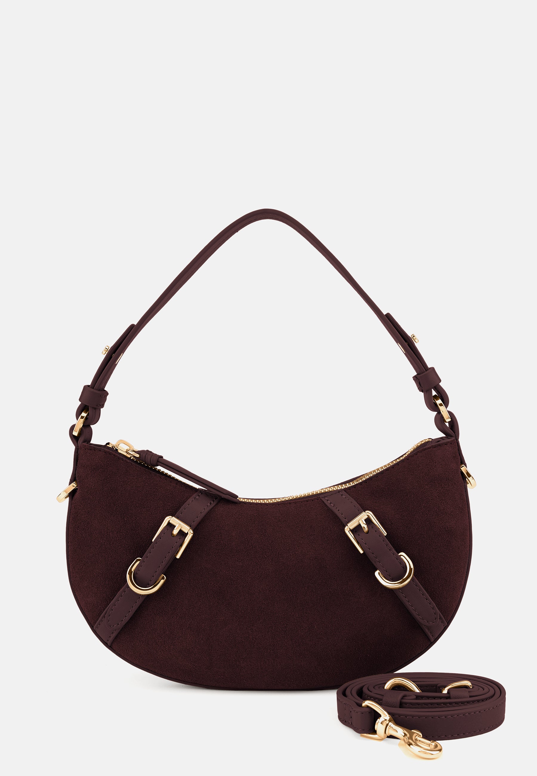 LES VISIONNAIRES- Bags- ENYA MINI COZY- mushroom / capuccino beige / OS-chocolate brown / OS-golden brown / caramel / OS-vinyard red / OS