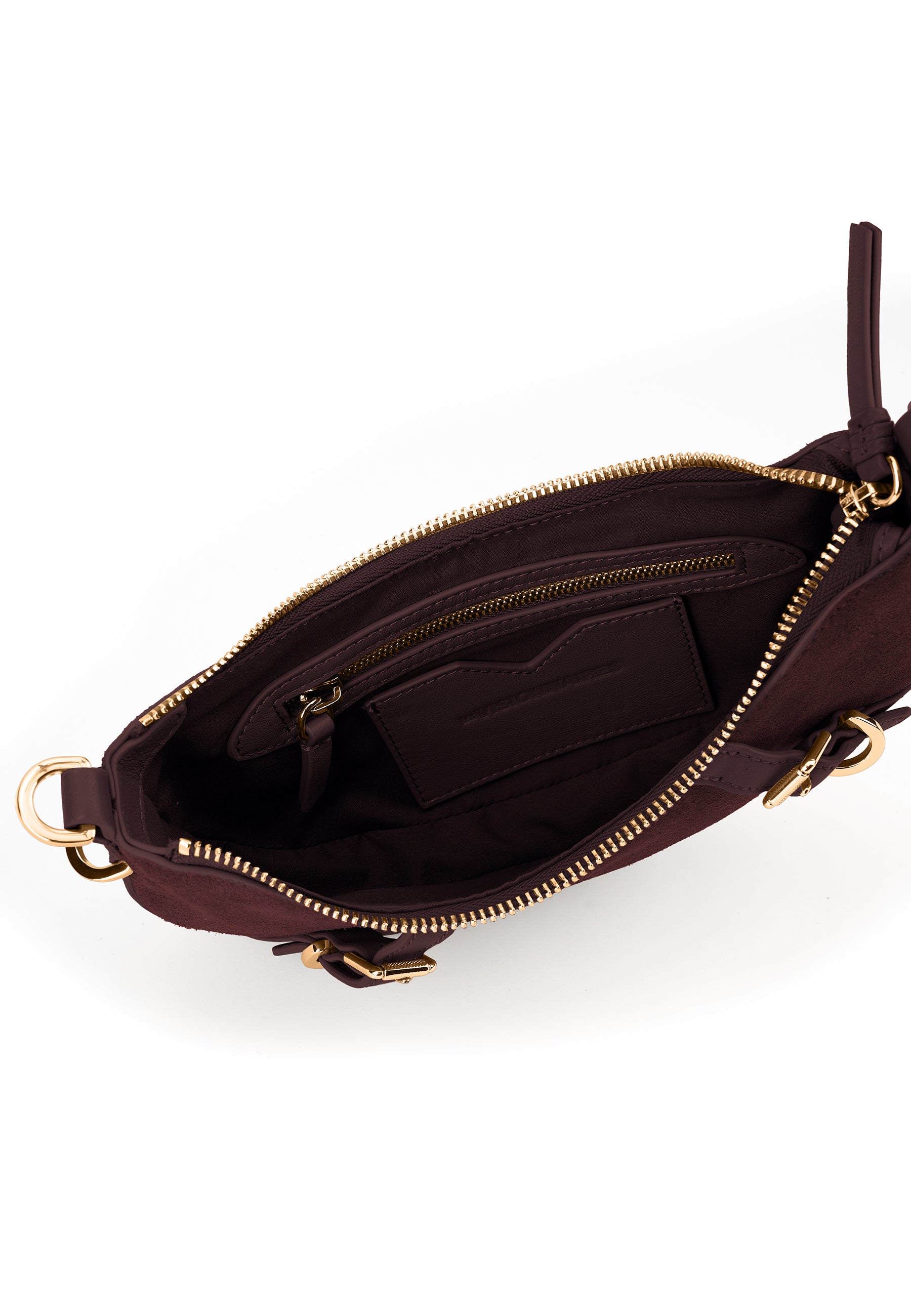 LES VISIONNAIRES- Bags- ENYA MINI COZY- mushroom / capuccino beige / OS-chocolate brown / OS-golden brown / caramel / OS-vinyard red / OS