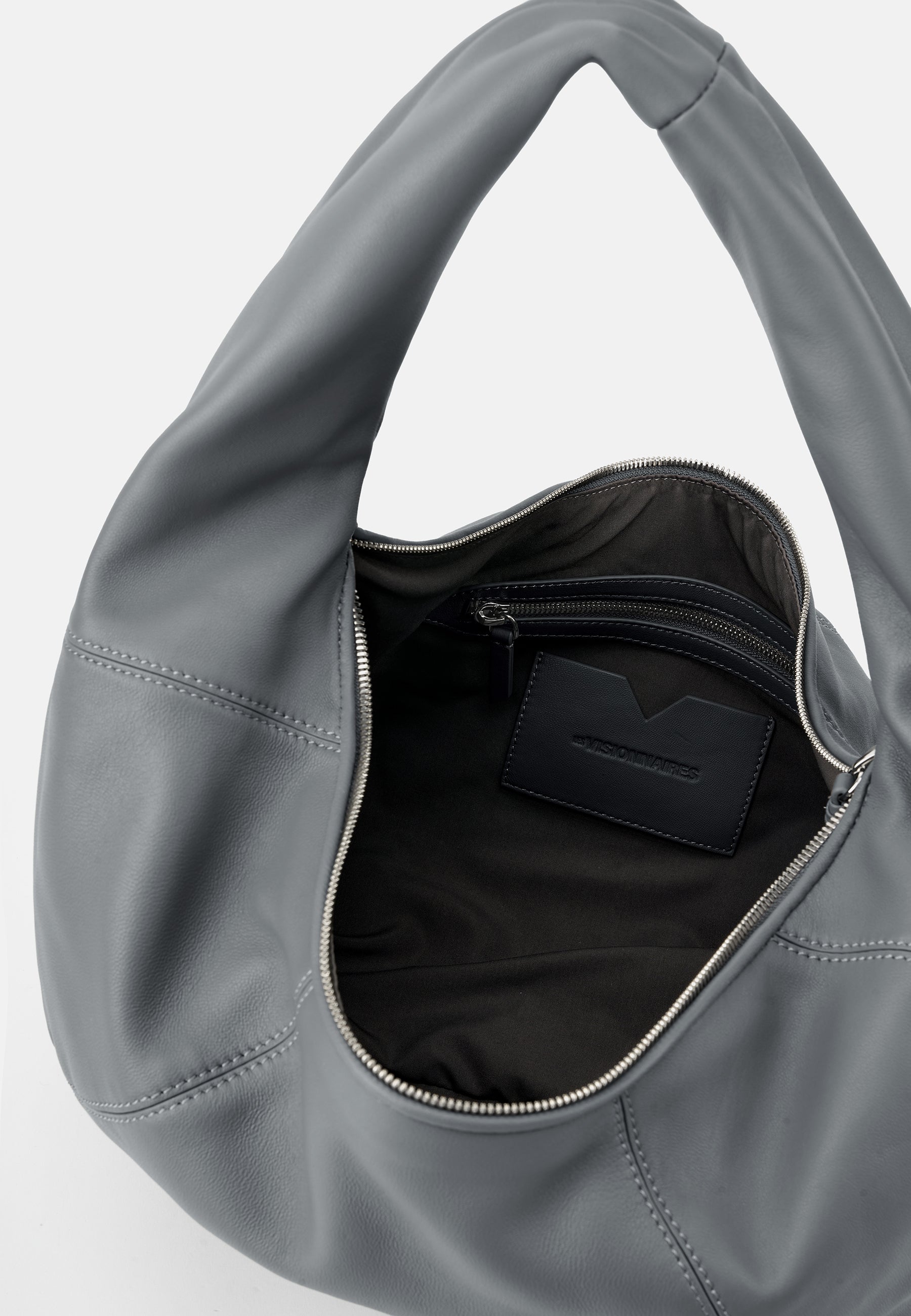 LES VISIONNAIRES- Bags- GRETA ICON SILKY- chocolate brown / OS-titanium grey / OS-vinyard red / OS