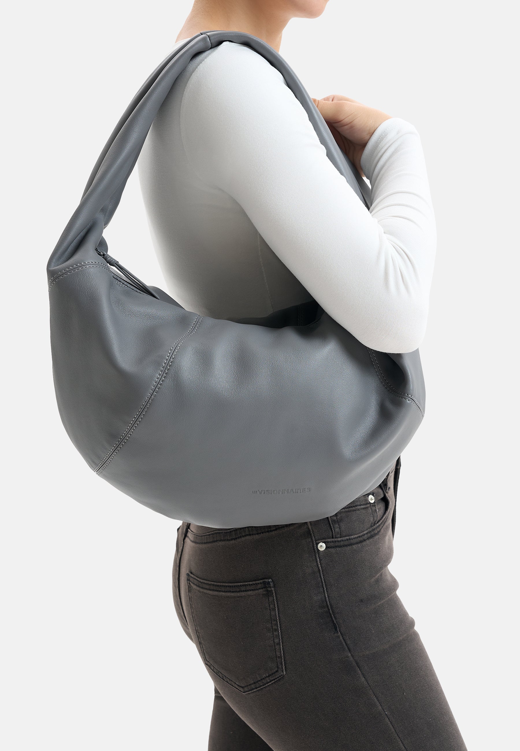 LES VISIONNAIRES- Bags- GRETA ICON SILKY- chocolate brown / OS-titanium grey / OS-vinyard red / OS