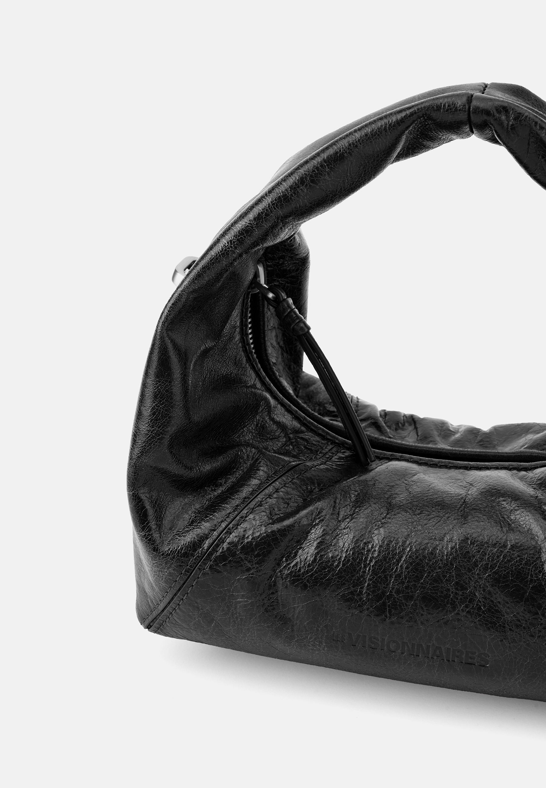 LES VISIONNAIRES- Bags- GRETA MINI ICON CRINKLE- black / OS-glacier grey / OS-bordeaux red / OS-cameo rose / OS