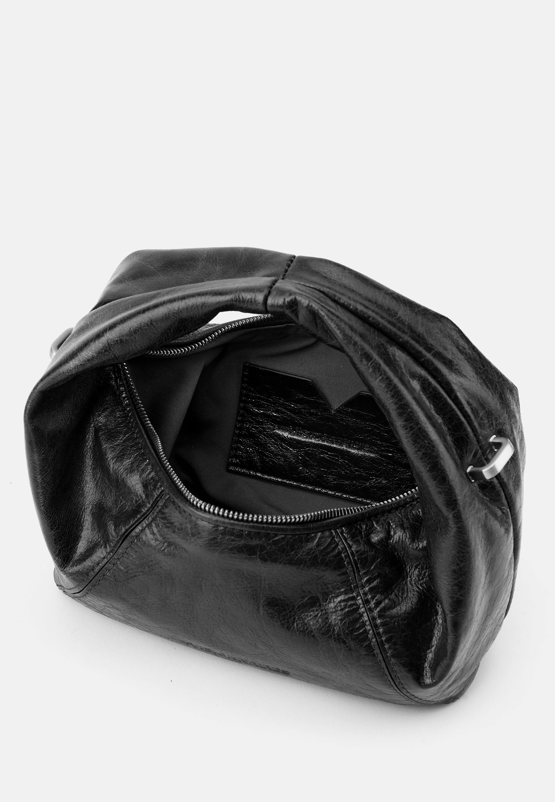 LES VISIONNAIRES- Bags- GRETA MINI ICON CRINKLE- black / OS-glacier grey / OS-bordeaux red / OS-cameo rose / OS