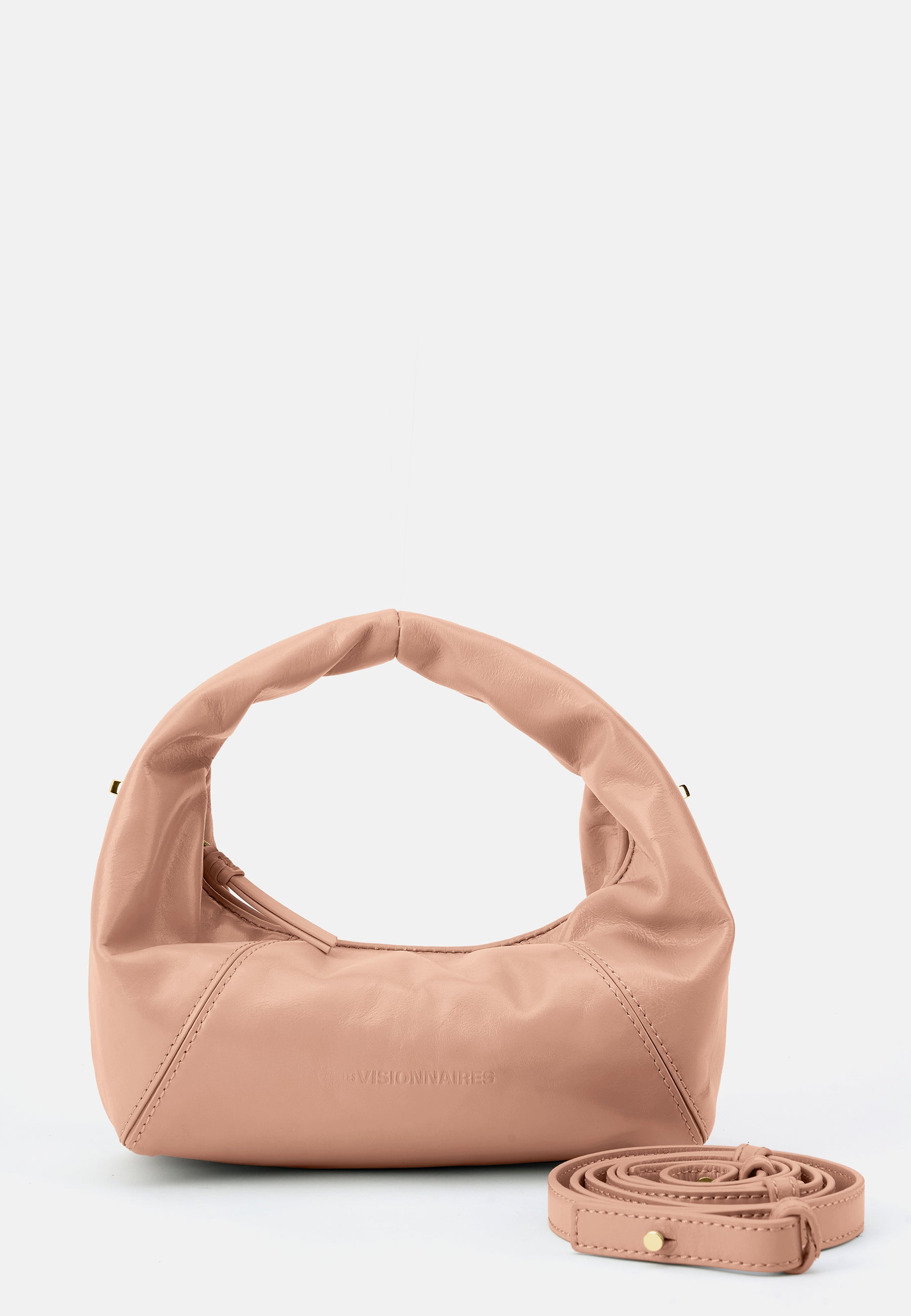 LES VISIONNAIRES- Bags- GRETA MINI ICON CRINKLE- black / OS-glacier grey / OS-bordeaux red / OS-cameo rose / OS