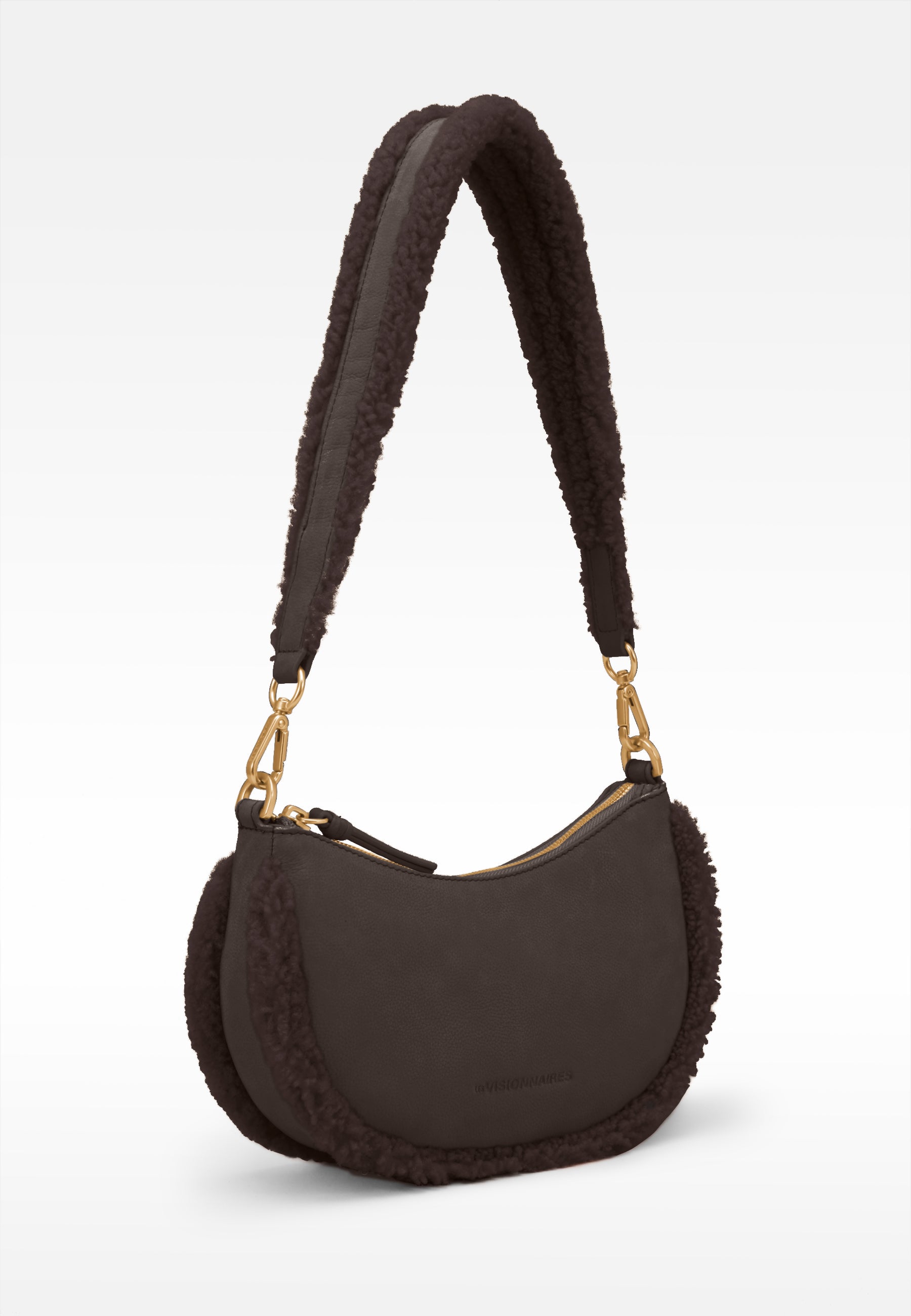 LES VISIONNAIRES- Bags- IVY TEDDY- pecan / OS-milky beige / OS-cold blue / OS