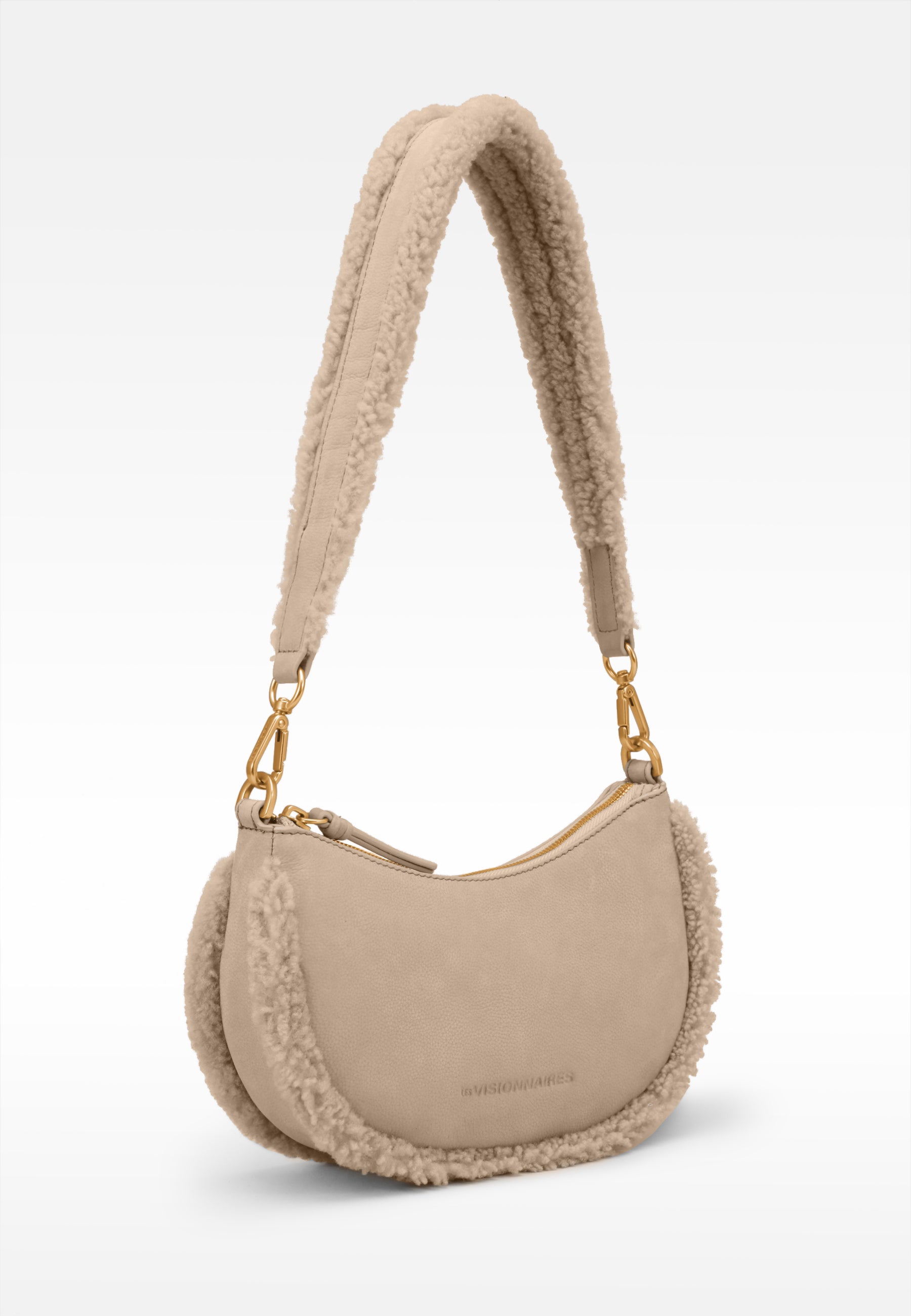 LES VISIONNAIRES- Bags- IVY TEDDY- pecan / OS-milky beige / OS-cold blue / OS