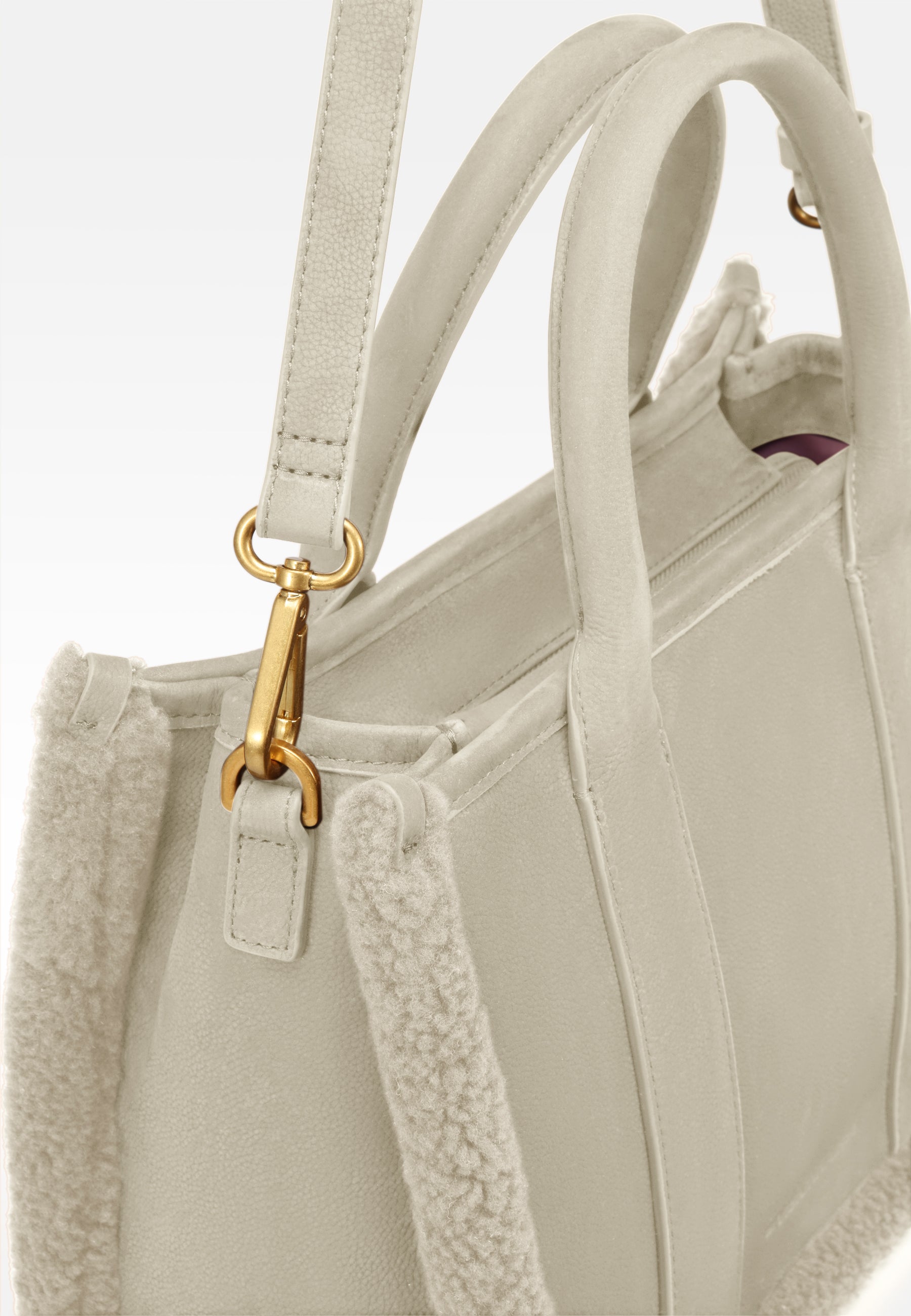 LES VISIONNAIRES- Bags- LENA TEDDY- off white / OS-peanut / OS-pecan / OS-milky beige / OS-cold blue / OS