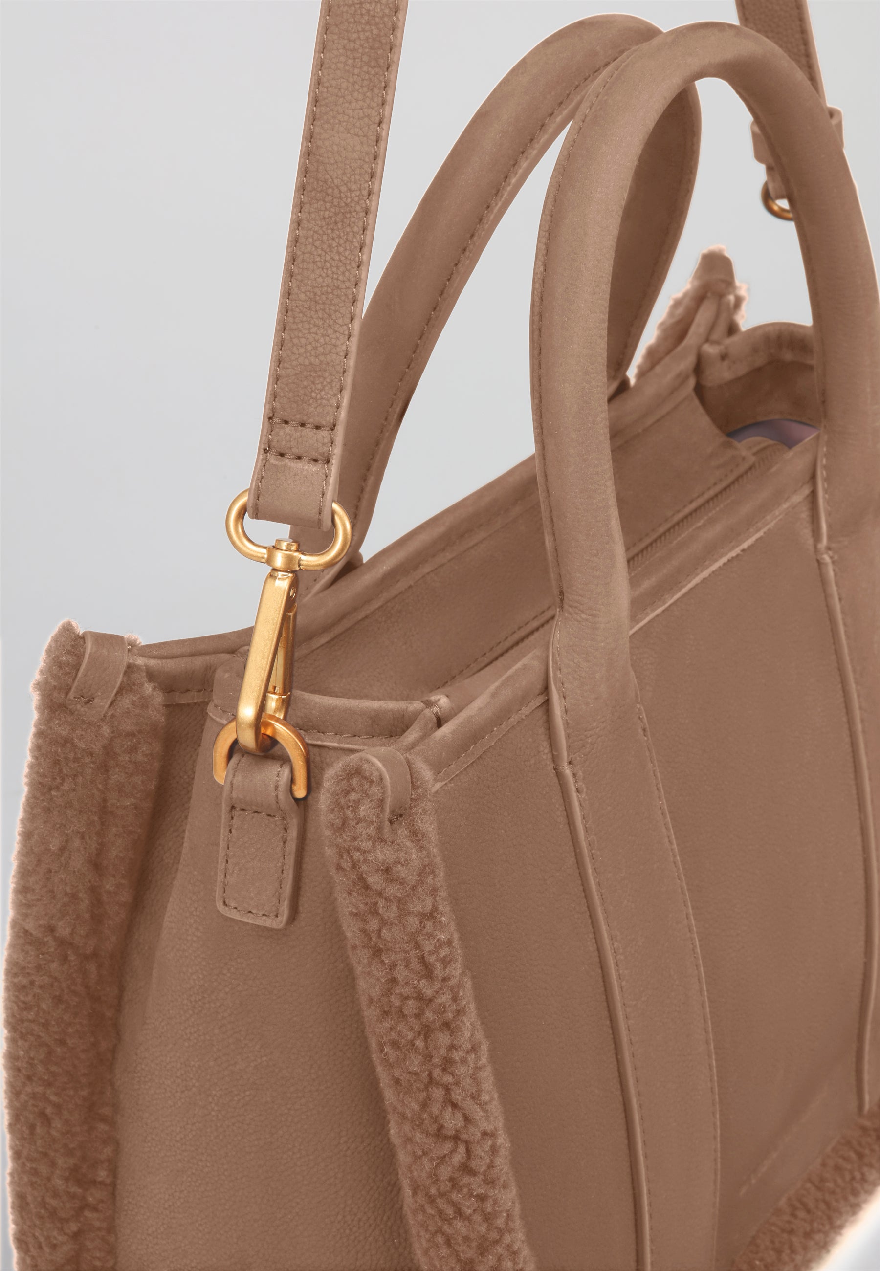 LES VISIONNAIRES- Bags- LENA TEDDY- off white / OS-peanut / OS-pecan / OS-milky beige / OS-cold blue / OS