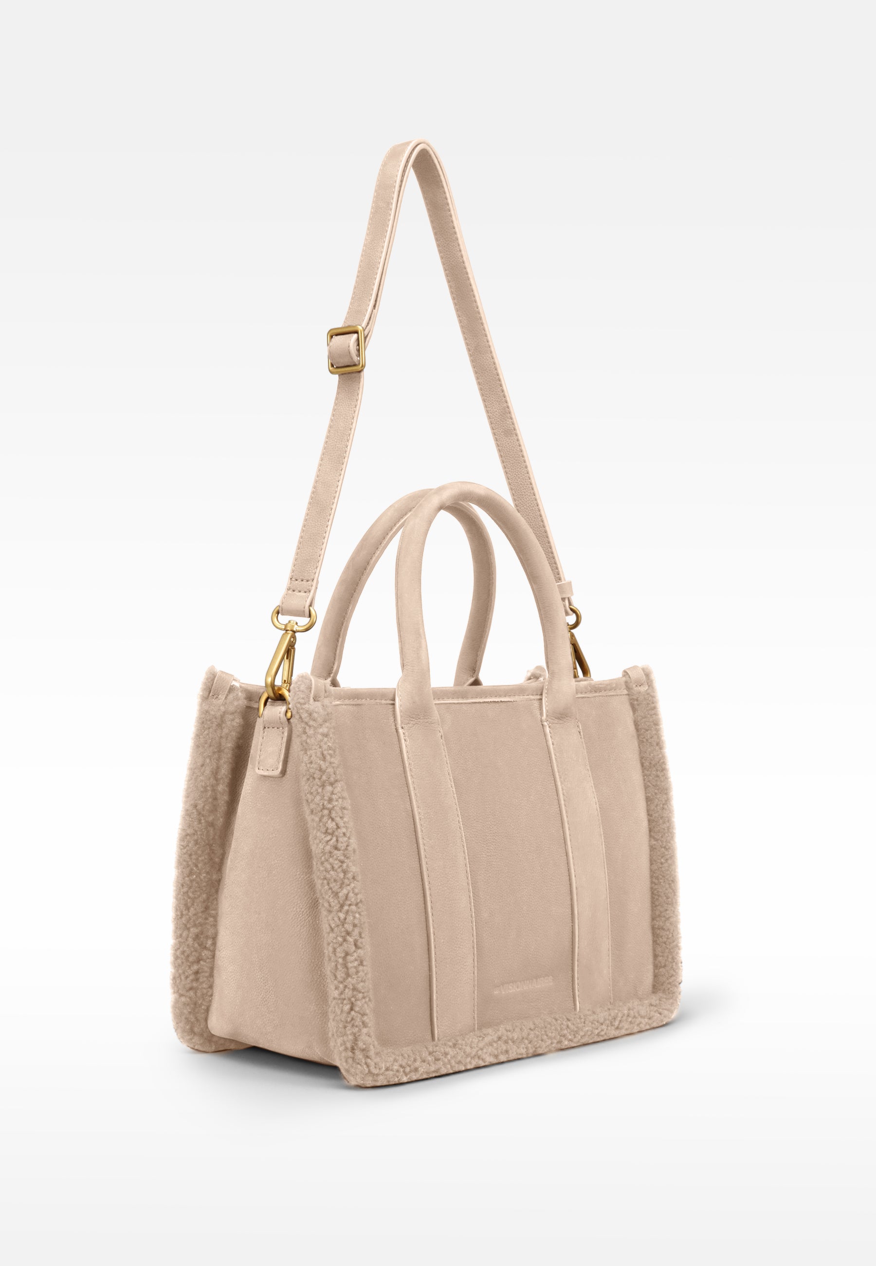 LES VISIONNAIRES- Bags- LENA TEDDY- off white / OS-peanut / OS-pecan / OS-milky beige / OS-cold blue / OS