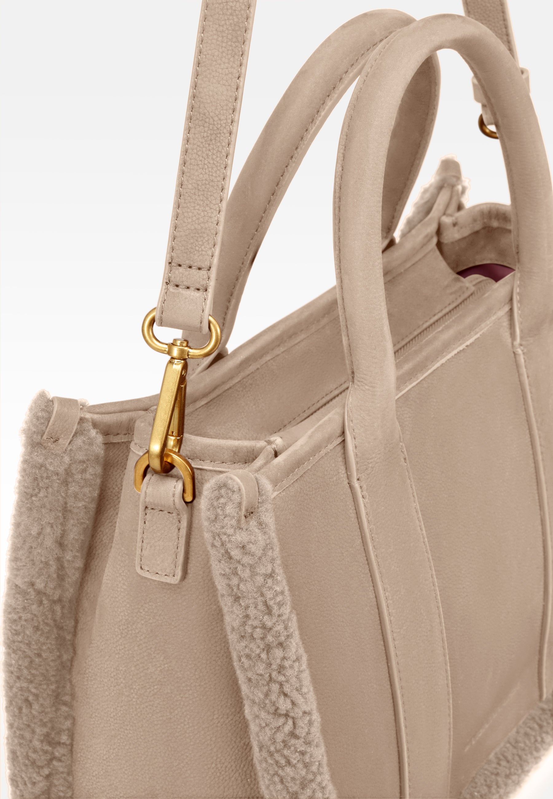 LES VISIONNAIRES- Bags- LENA TEDDY- off white / OS-peanut / OS-pecan / OS-milky beige / OS-cold blue / OS