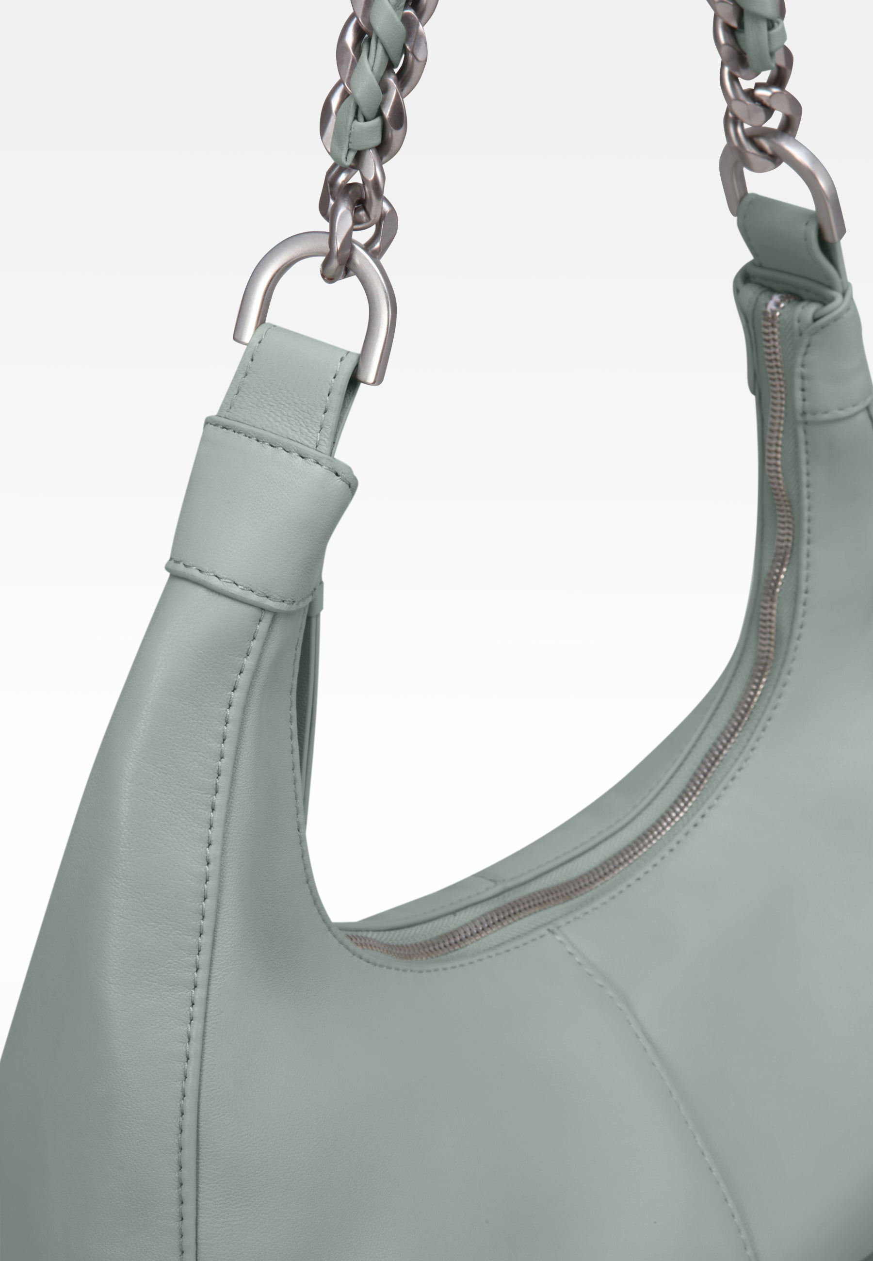 LES VISIONNAIRES- Bags- MICHELLE SOFT VOLUME- black / OS-cream / OS-pear green / OS-stone blue / OS