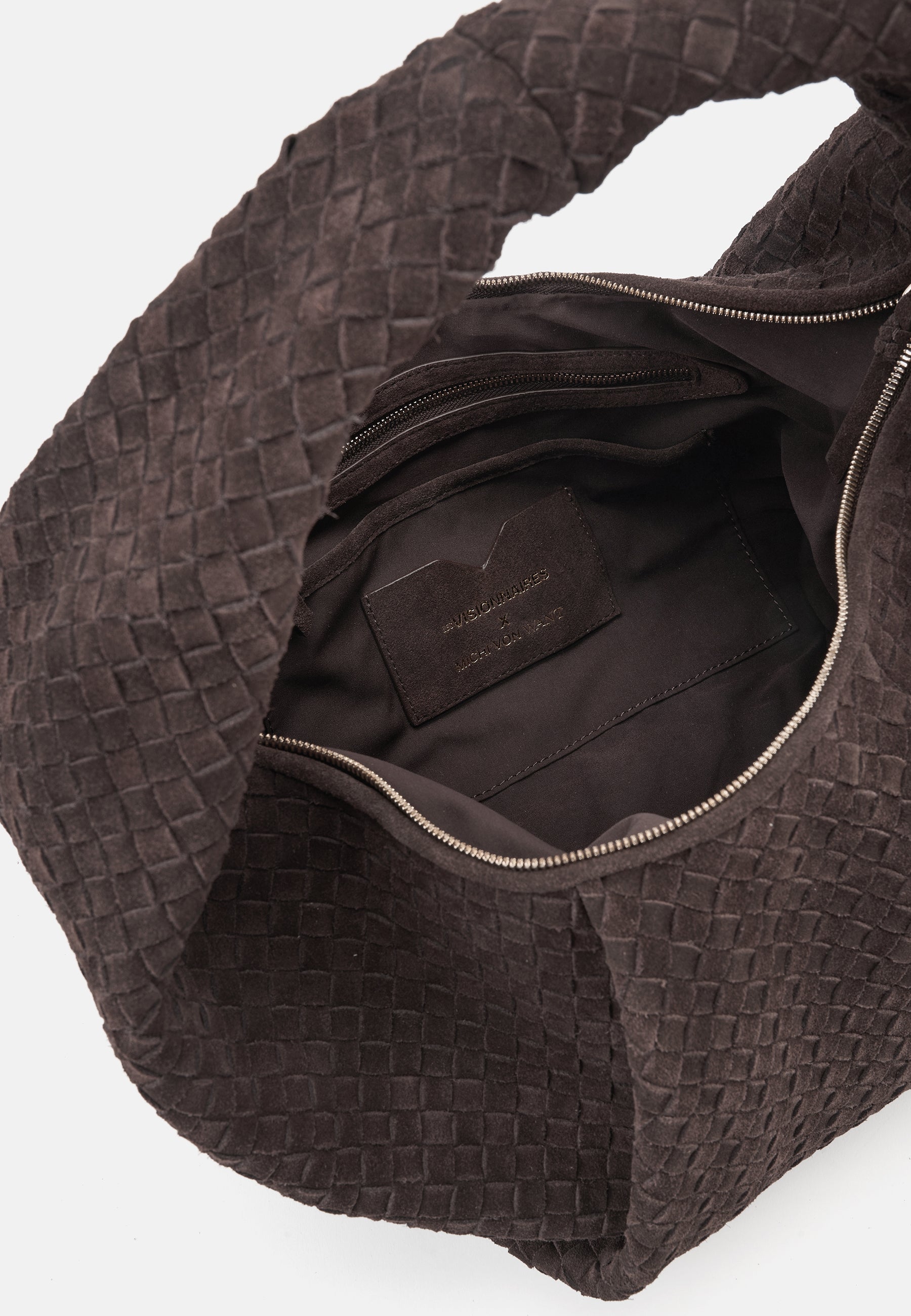 LES VISIONNAIRES- Bags- MICHI VON WANT GRETA WEAVE X JOLENE- dark brown (Mousse au Chocolat) / OS