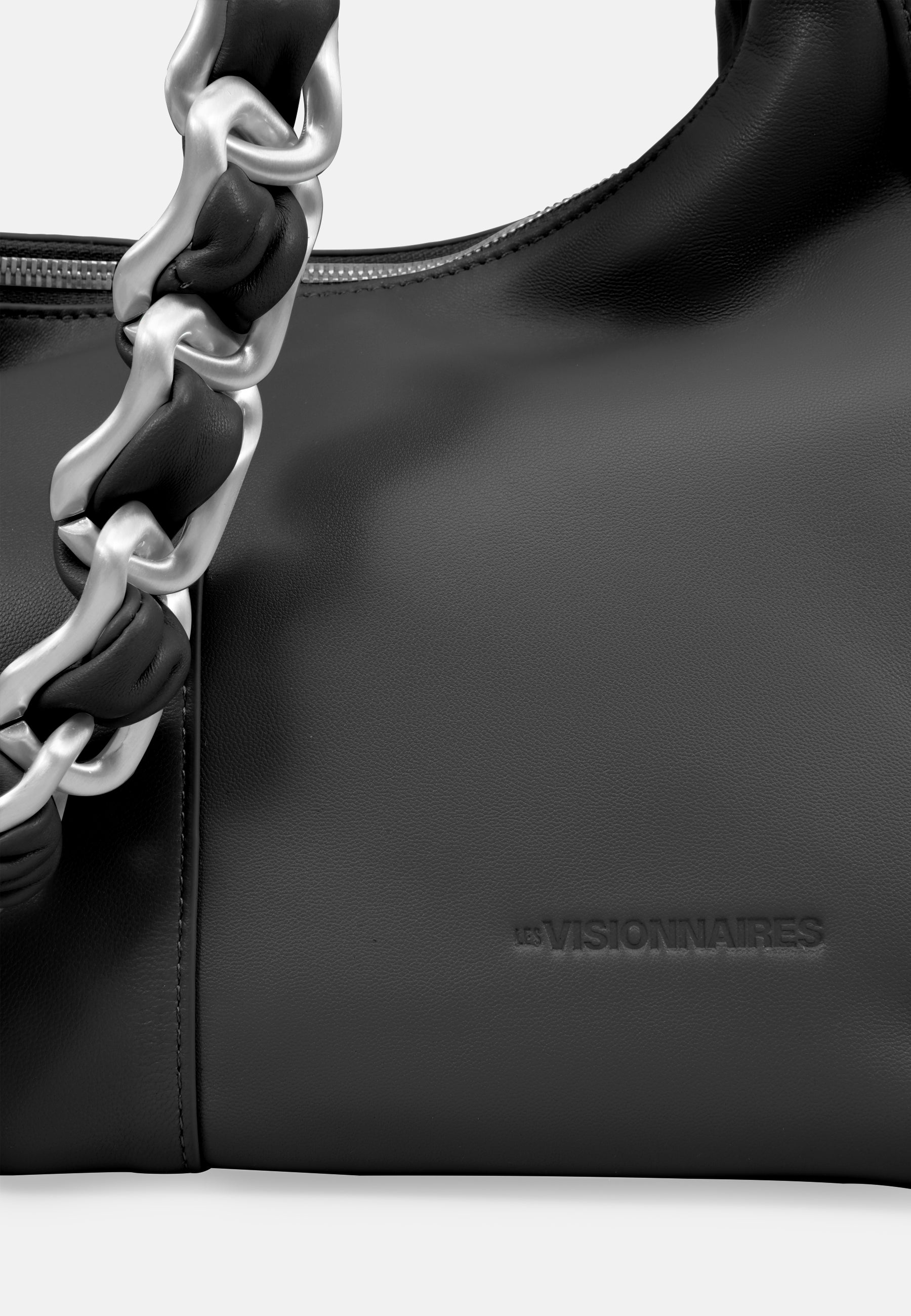 LES VISIONNAIRES- Bags- MIKA L CHAIN- black / OS-off white / OS-caramel / OS-cappuccino beige / OS-matcha tea / OS-dusk blue / OS-cranberry / OS