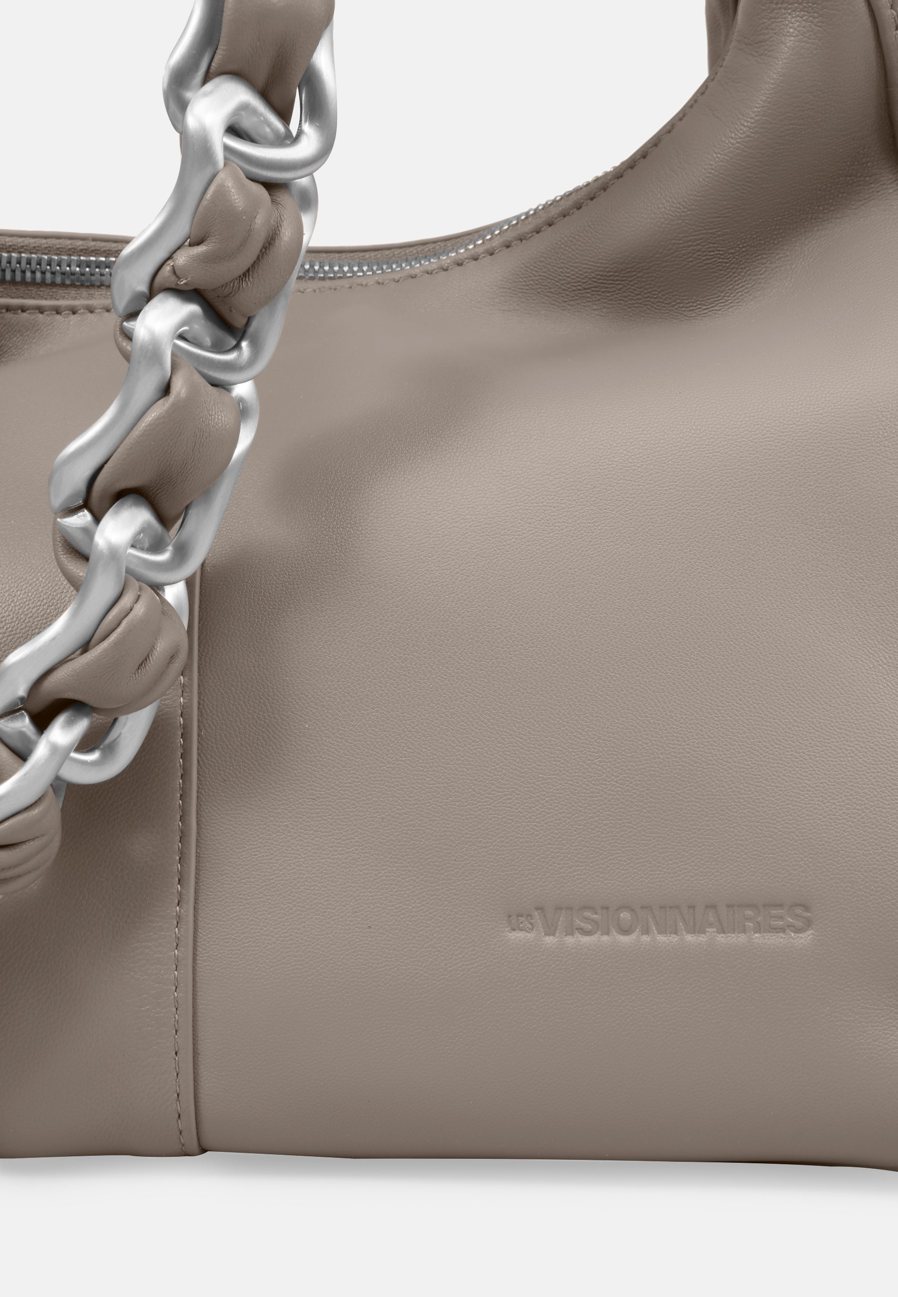 LES VISIONNAIRES- Bags- MIKA L CHAIN- black / OS-off white / OS-caramel / OS-cappuccino beige / OS-matcha tea / OS-dusk blue / OS-cranberry / OS