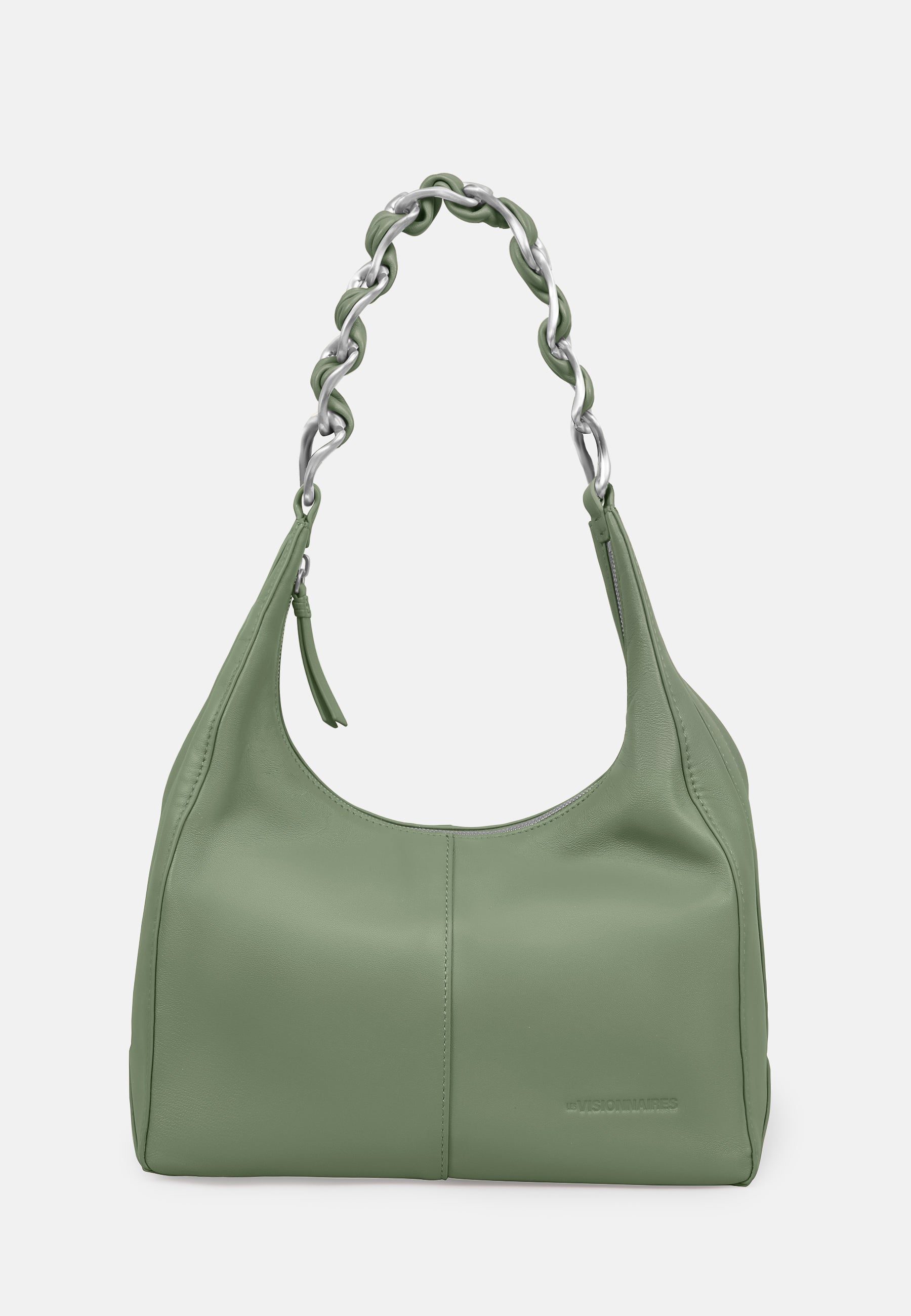 LES VISIONNAIRES- Bags- MIKA L CHAIN- black / OS-off white / OS-caramel / OS-cappuccino beige / OS-matcha tea / OS-dusk blue / OS-cranberry / OS
