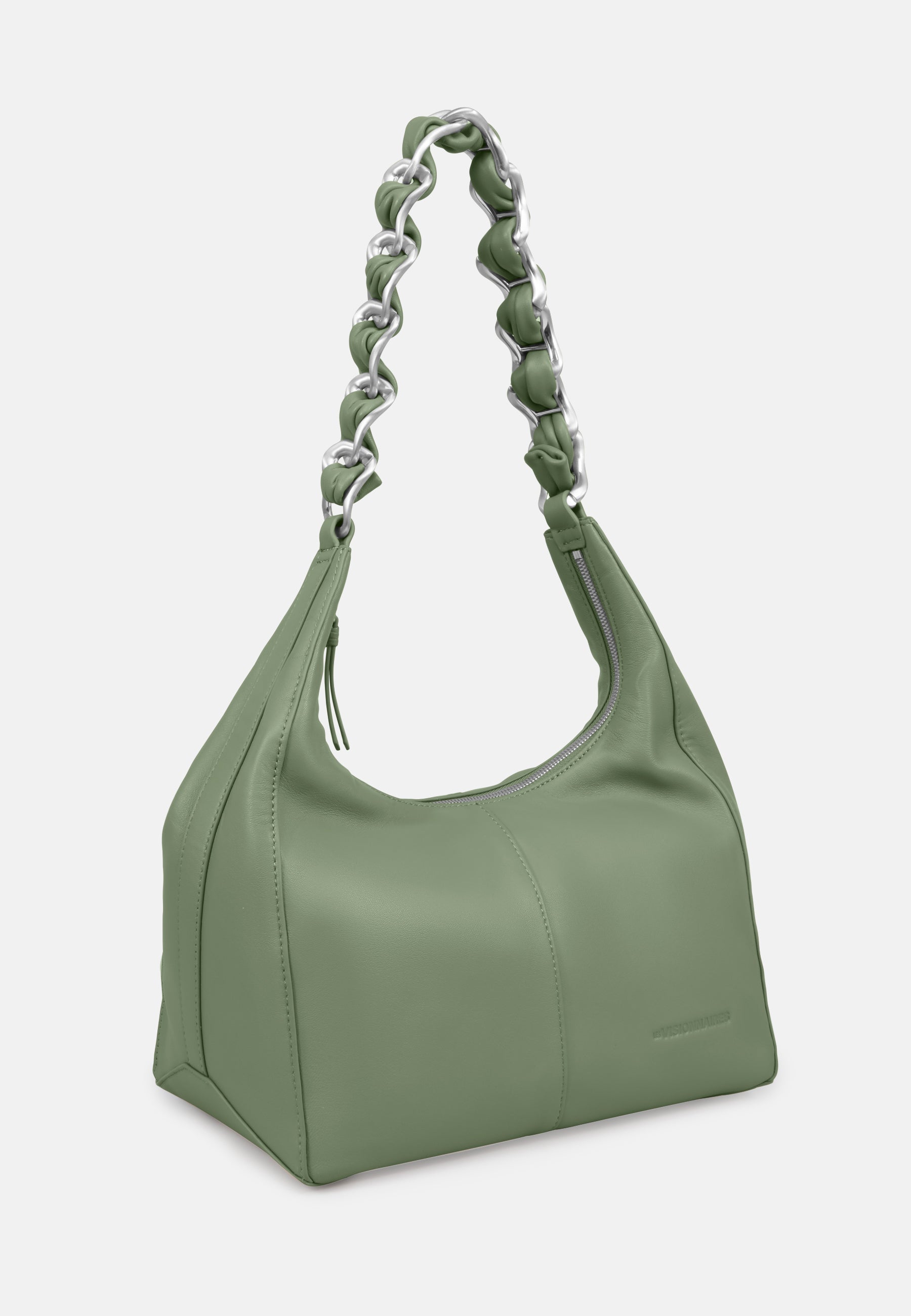 LES VISIONNAIRES- Bags- MIKA L CHAIN- black / OS-off white / OS-caramel / OS-cappuccino beige / OS-matcha tea / OS-dusk blue / OS-cranberry / OS