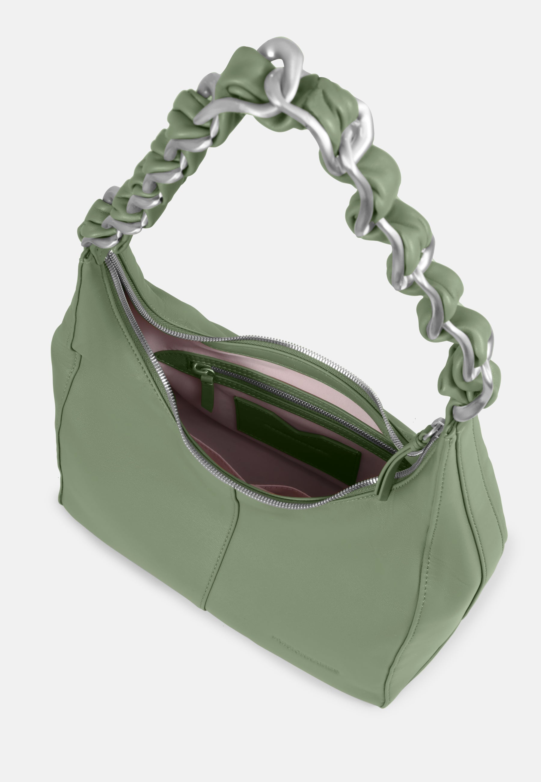 LES VISIONNAIRES- Bags- MIKA L CHAIN- black / OS-off white / OS-caramel / OS-cappuccino beige / OS-matcha tea / OS-dusk blue / OS-cranberry / OS