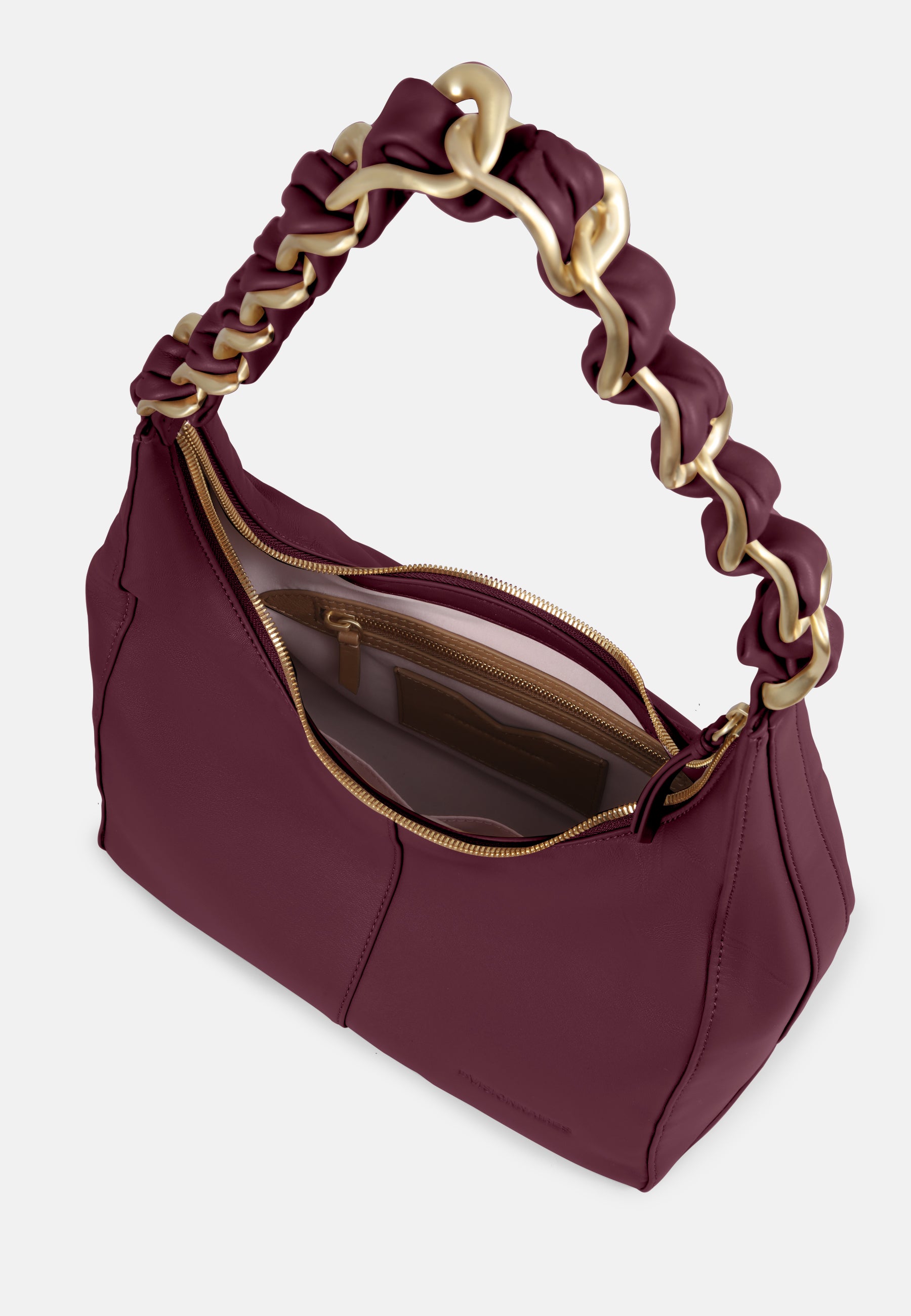 LES VISIONNAIRES- Bags- MIKA L CHAIN- black / OS-off white / OS-caramel / OS-cappuccino beige / OS-matcha tea / OS-dusk blue / OS-cranberry / OS