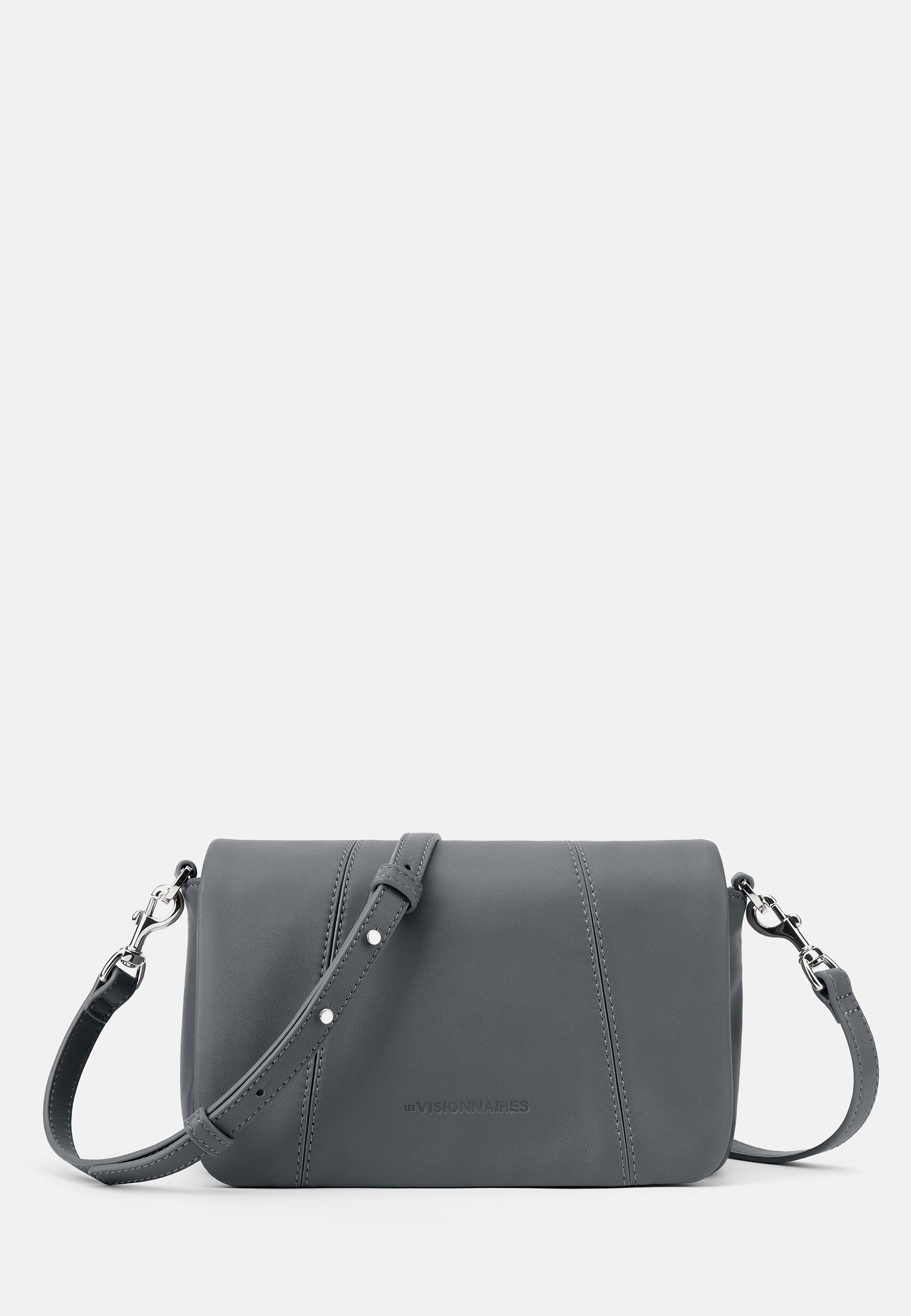 LES VISIONNAIRES- Bags- MILA ICON SILKY- chocolate brown / OS-titanium grey / OS-vinyard red / OS