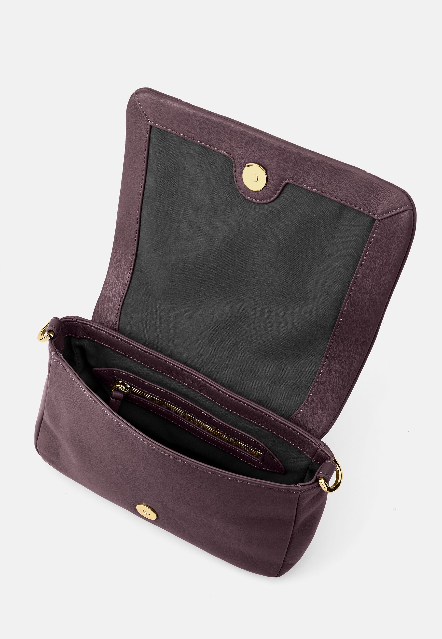 LES VISIONNAIRES- Bags- MILA ICON SILKY- chocolate brown / OS-titanium grey / OS-vinyard red / OS