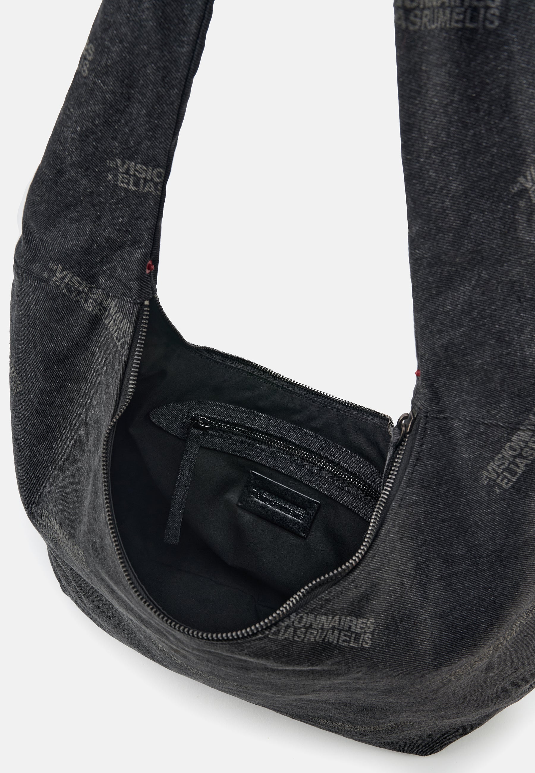 LES VISIONNAIRES- Bags- MILDRED DENIM- paper black / OS-paper blue / OS