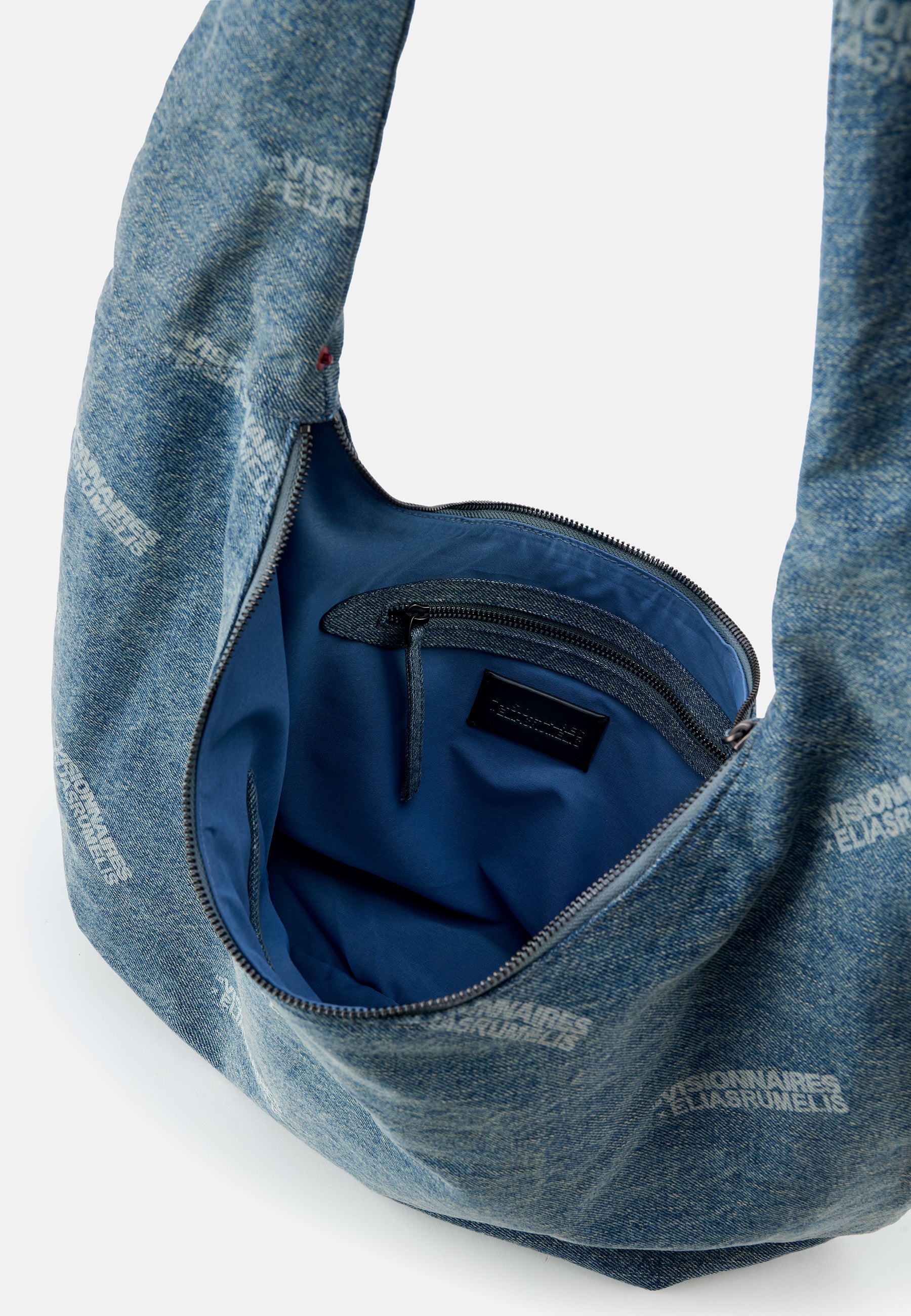 LES VISIONNAIRES- Bags- MILDRED DENIM- paper black / OS-paper blue / OS