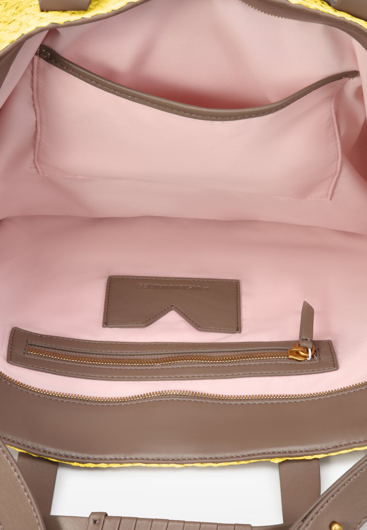 LES VISIONNAIRES- Bags- NIA RAFFIA- nature print / taupe brown / OS-yellow print / taupe brown / OS-nature / taupe brown / OS-grey / OS-green / OS-light green / OS-blue / OS-lilac / OS